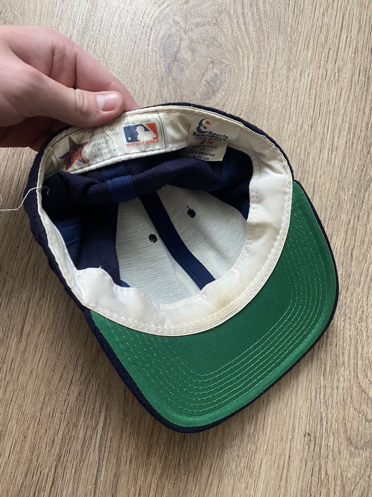 New York Yankees × Vintage Vintage New York Yankees Wool Cap Os Rare Size ONE SIZE - 3 Thumbnail