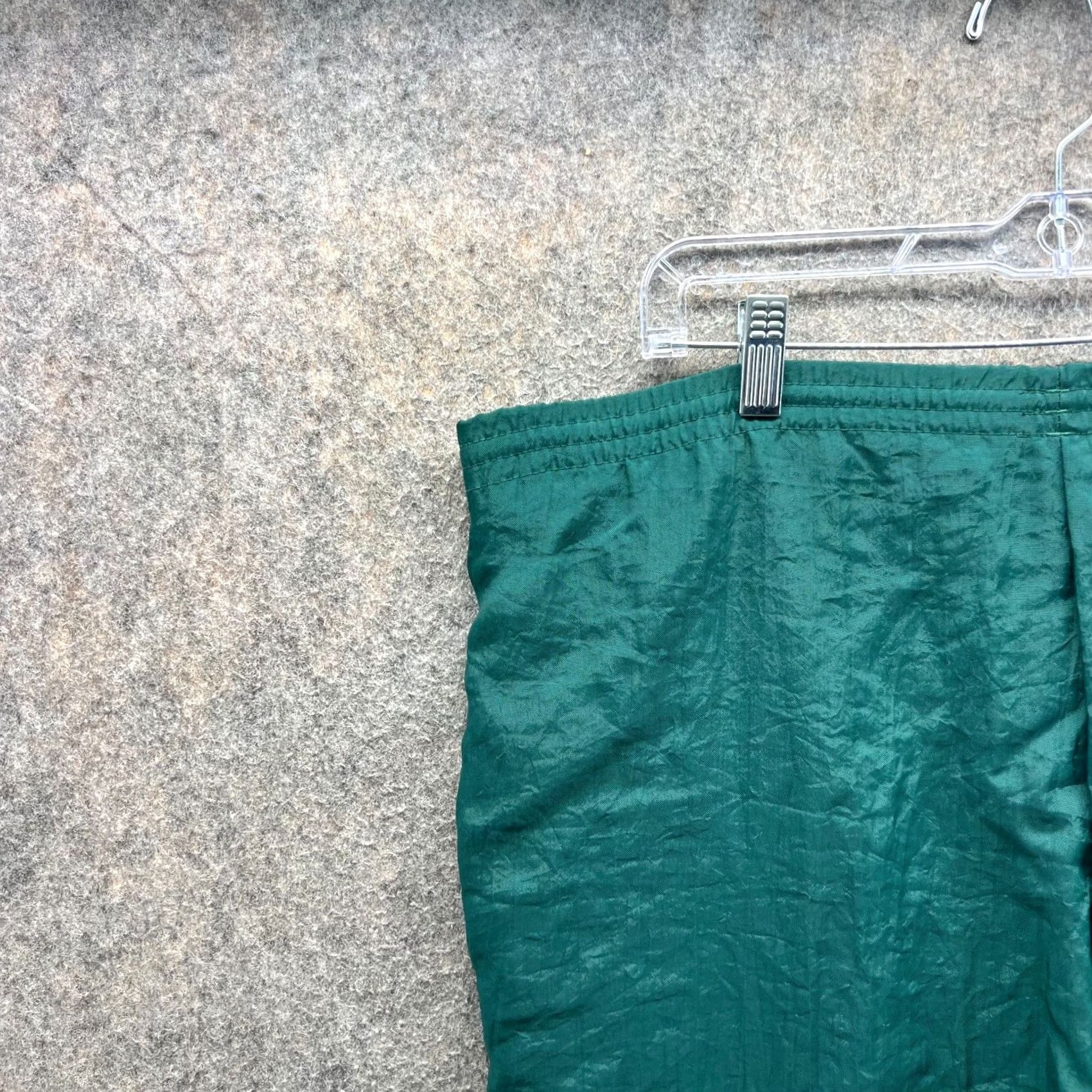 Vintage VTG Miami University Pants Large Green Apex One Nylon Windbreaker Lined Straight Inseam 31 in Men Size US 33 - 5 Thumbnail