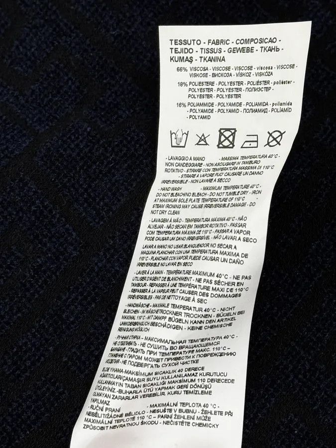Emporio Armani SS2023 Emporio Armani Asymmetrical Navy Textured Jacket Size XS / US 0-2 / IT 36-38 - 12 Thumbnail