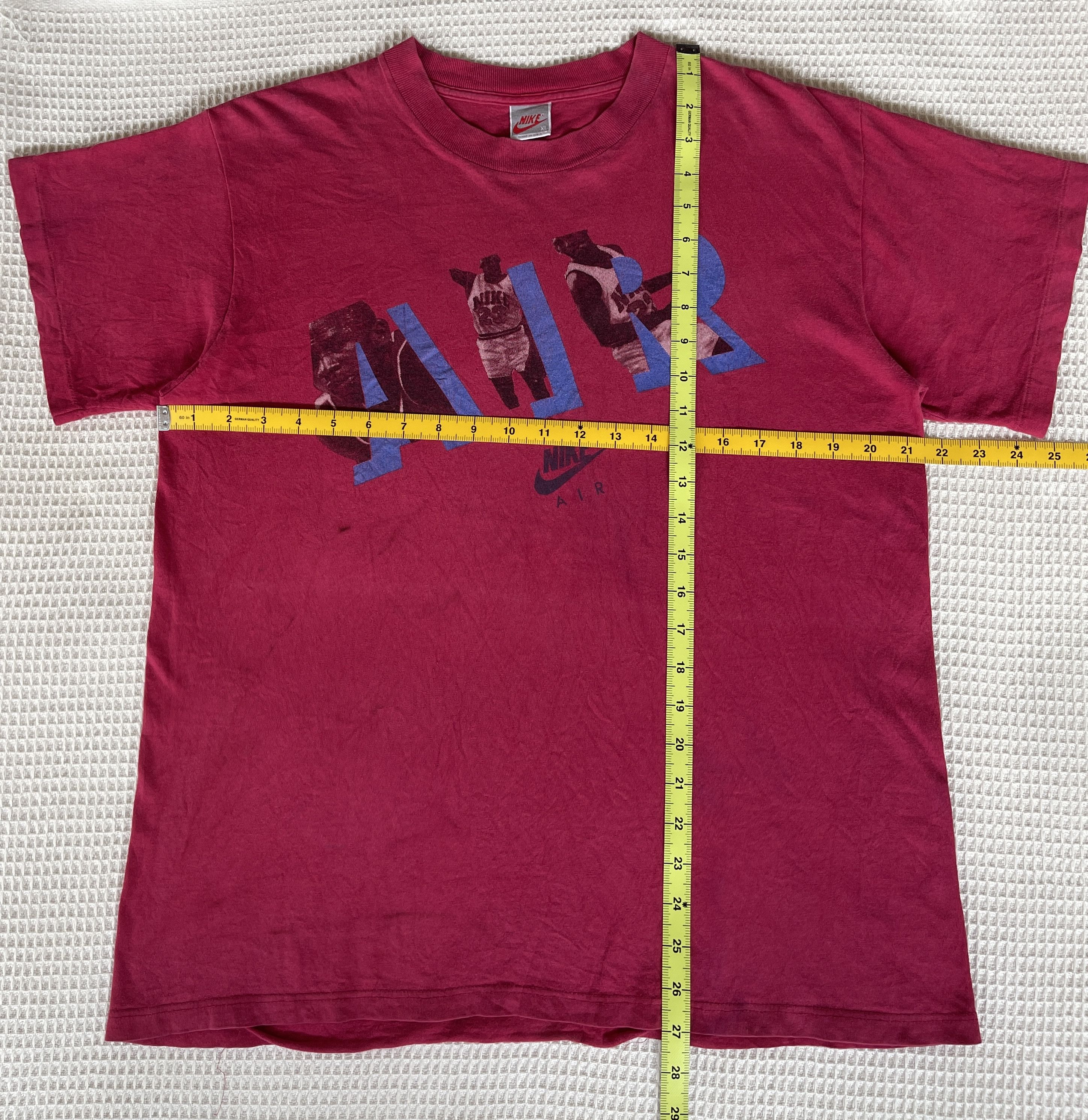 Just Don × Nike Vintage’90s🔥NIKE AIR SILVERTAB🔥Micheal Jodan SpellOut Tshirt Size US XL / EU 56 / 4 - 4 Thumbnail