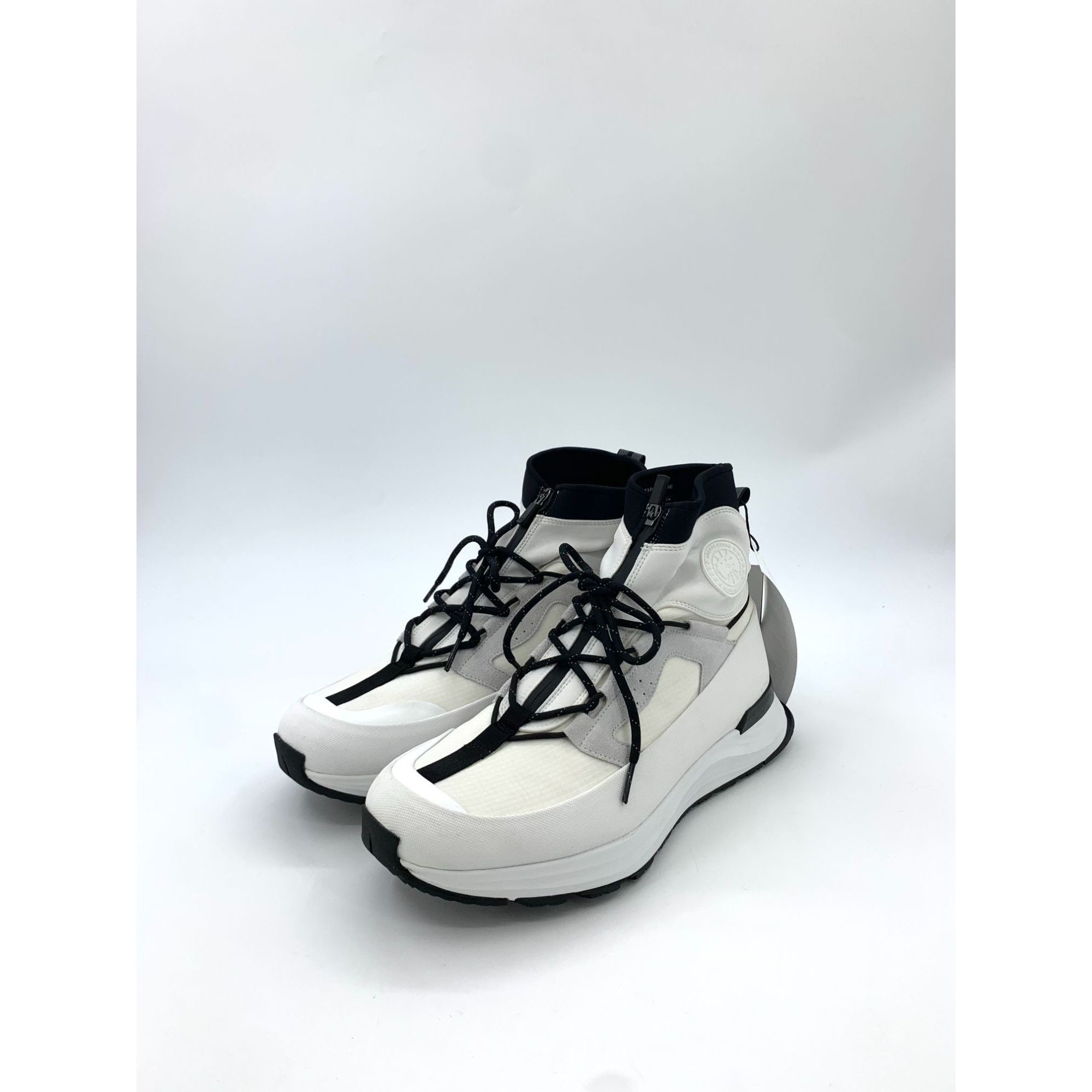Canada Goose Canada Goose White Round-Toe Lace-Up High-Top Sneakers (Size Size US 10 / EU 43 - 9 Thumbnail