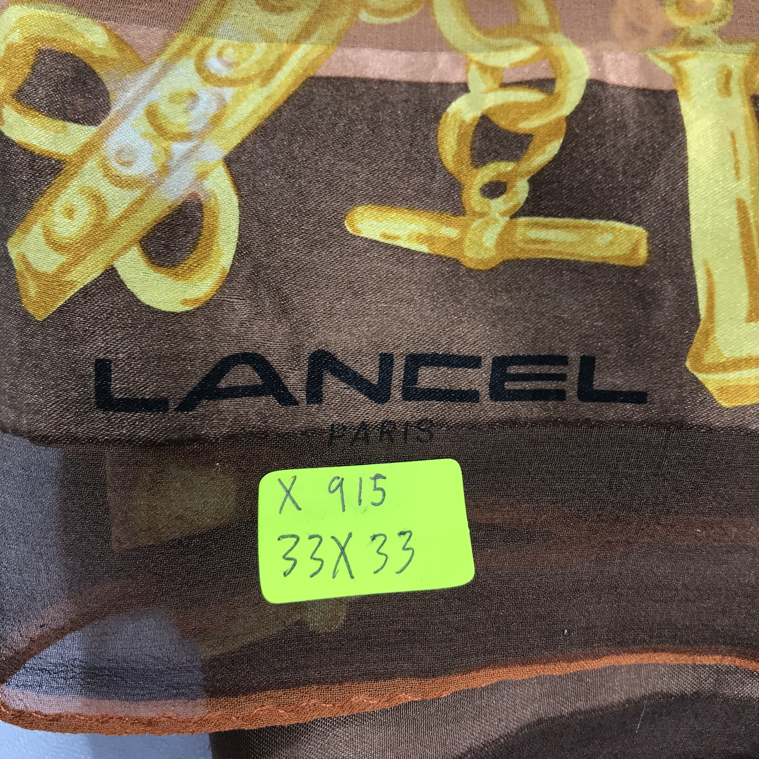 Lancel Vintage Lancel Silk Scarf Size ONE SIZE - 6 Thumbnail