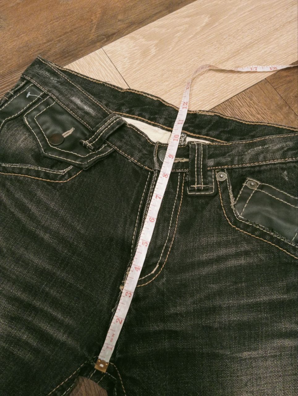 If Six Was Nine TRIM JAPAN DISTRESSED JEANS Size US 30 / EU 46 - 11 Thumbnail