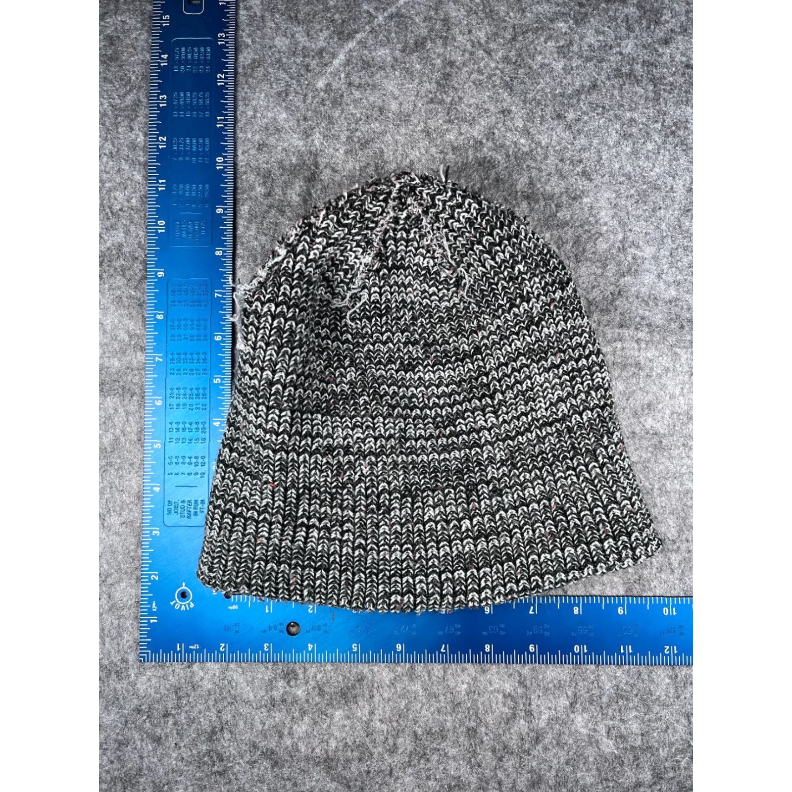 Ecko Unltd. Ecko Unltd Beanie Adult One Size White Black Knit Hat Ski Logo Mens Size ONE SIZE - 5 Thumbnail