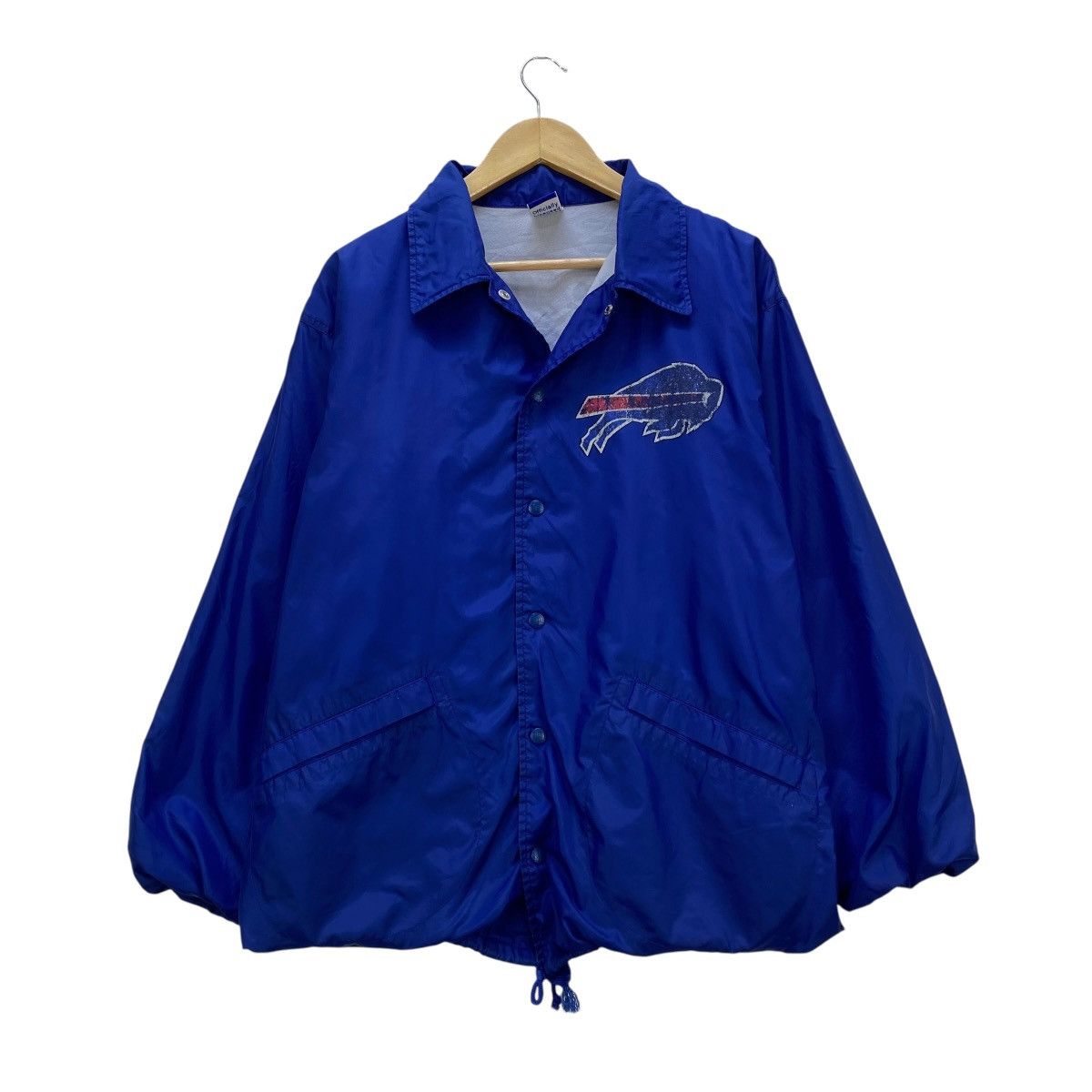 NHL 🔥Vintage NFl Buffalo Bills charging buffalo Coach Jacket Size US M / EU 48-50 / 2 - 1 Thumbnail