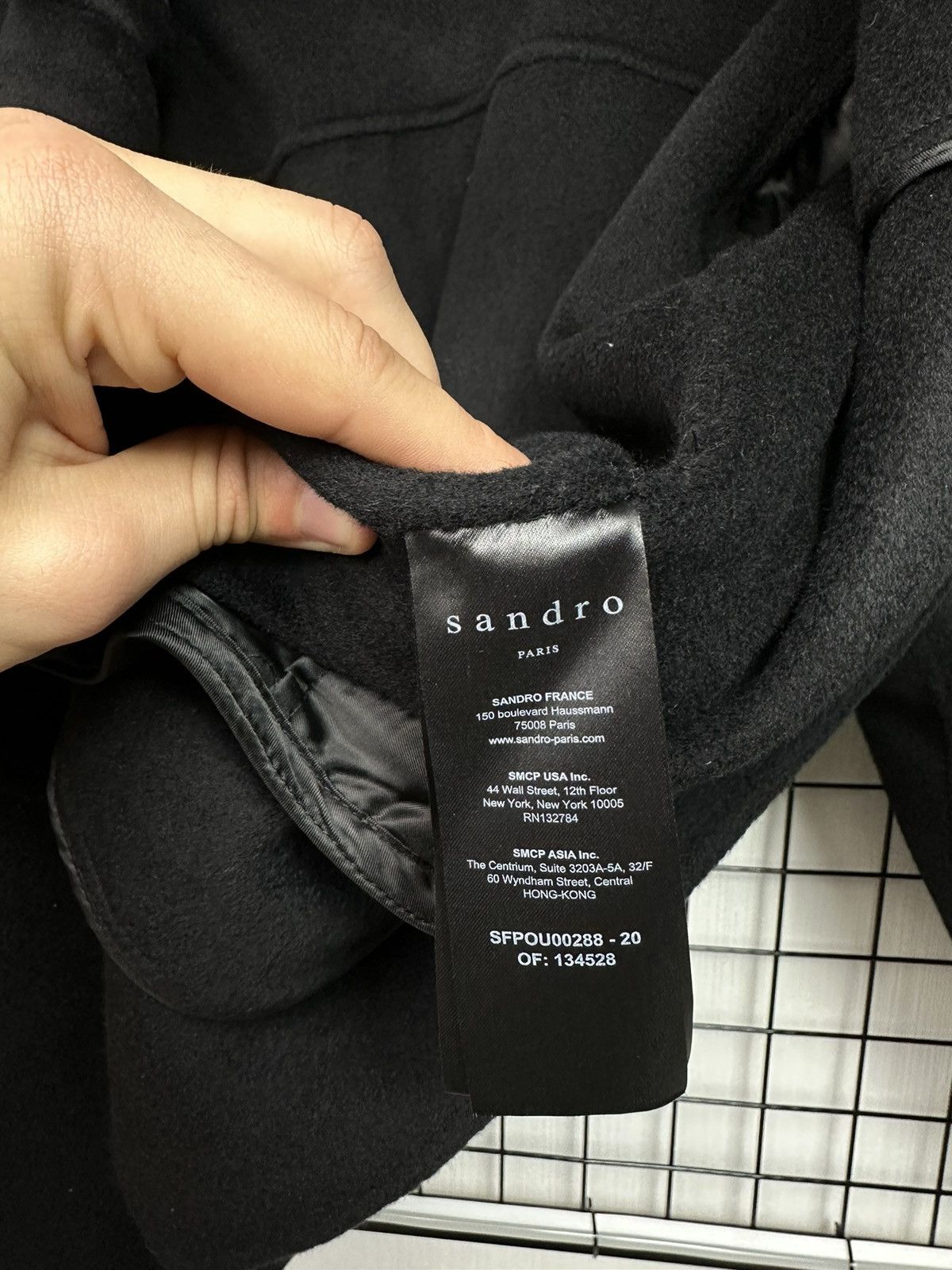 Sandro Sandro Paris NEW collections Women jacket wool size 38 Size S / US 4 / IT 40 - 13 Thumbnail