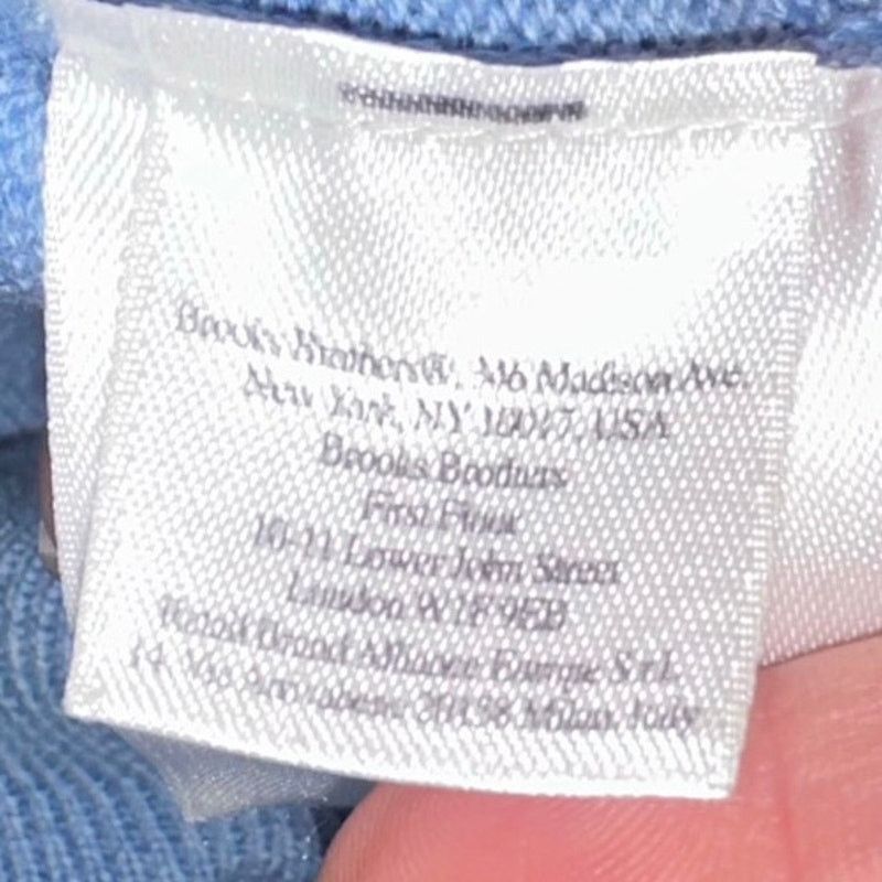 Brooks Brothers Brooks Brothers Supima Cotton Blue Sweater Vest Size US XXL / EU 58 / 5 - 5 Thumbnail