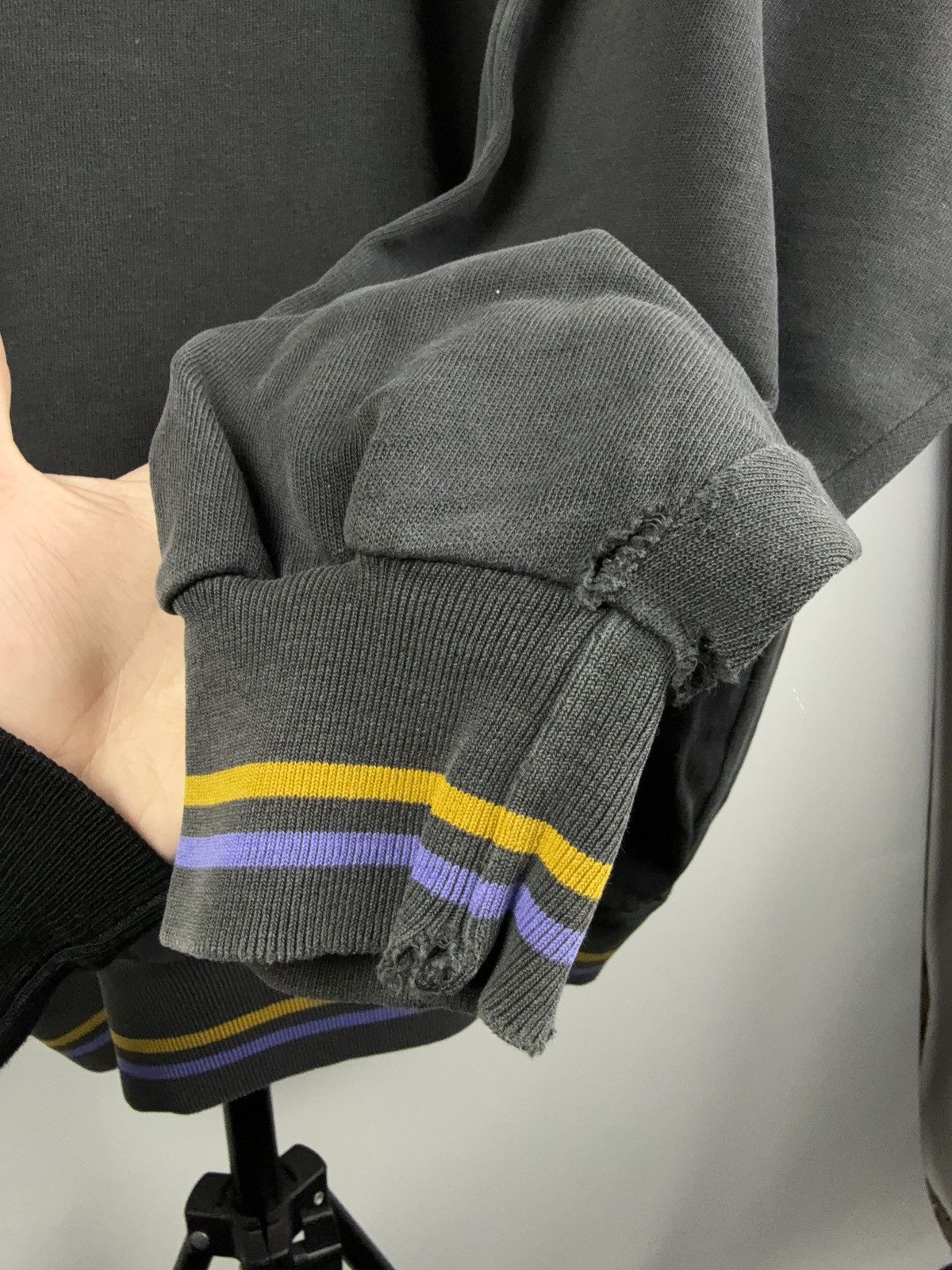 Adidas × Vintage Vintage 90s Faded Distressed Adidas pocket Sweatshirt Y2K Size US XL / EU 56 / 4 - 8 Thumbnail