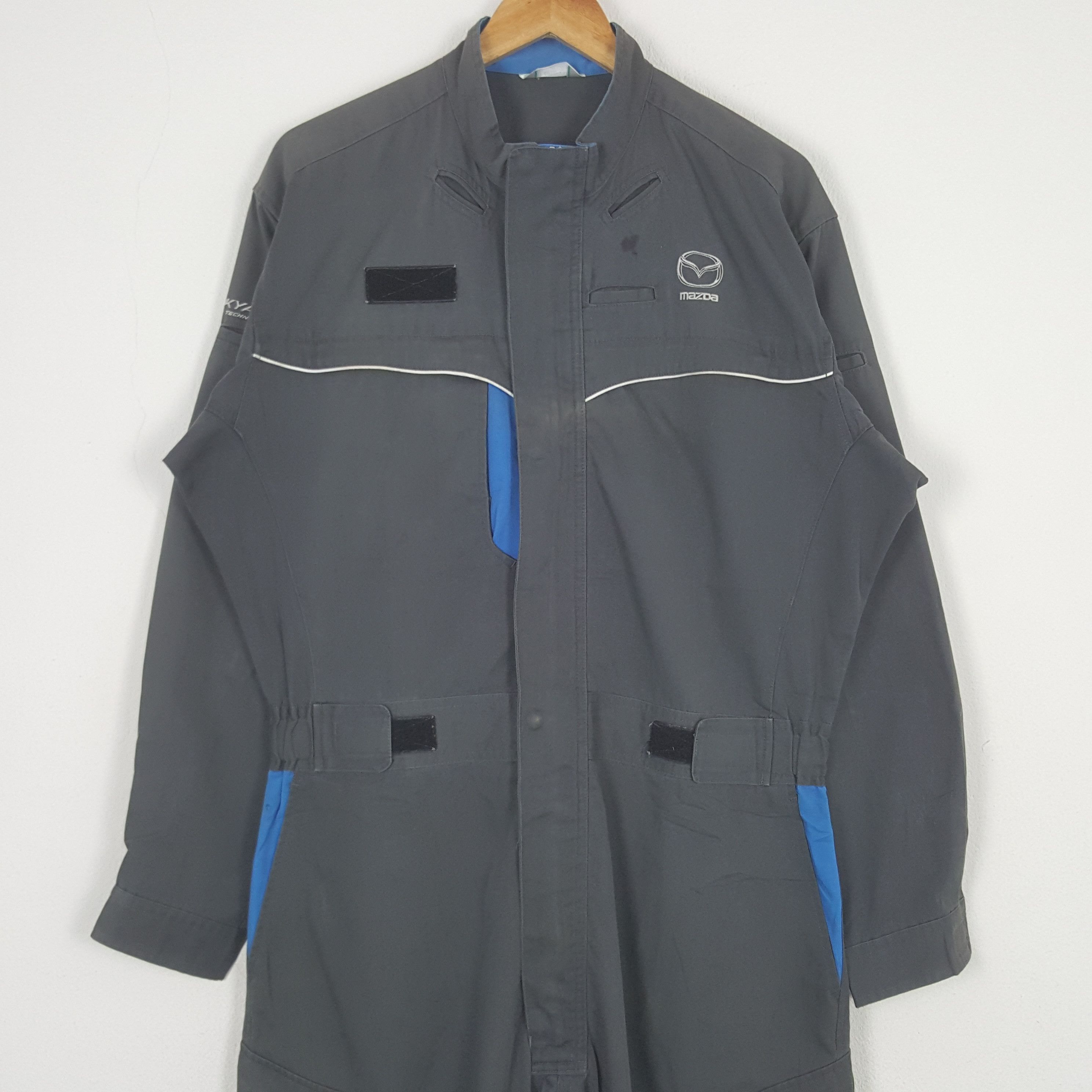 Japanese Brand Vintage Mazda Rally Team Uniform Coverall Jacket RR27 Size US XL / EU 56 / 4 - 5 Thumbnail