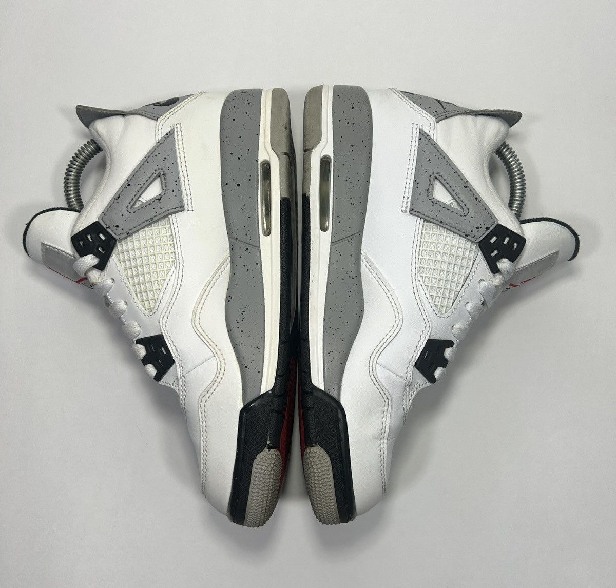 Jordan Brand × Nike Nike Air Jordan 4 Retro OG GS ‘White Cement’ Shoes Size: 5.5 Size US 5.5 / IT 35.5 - 3 Thumbnail