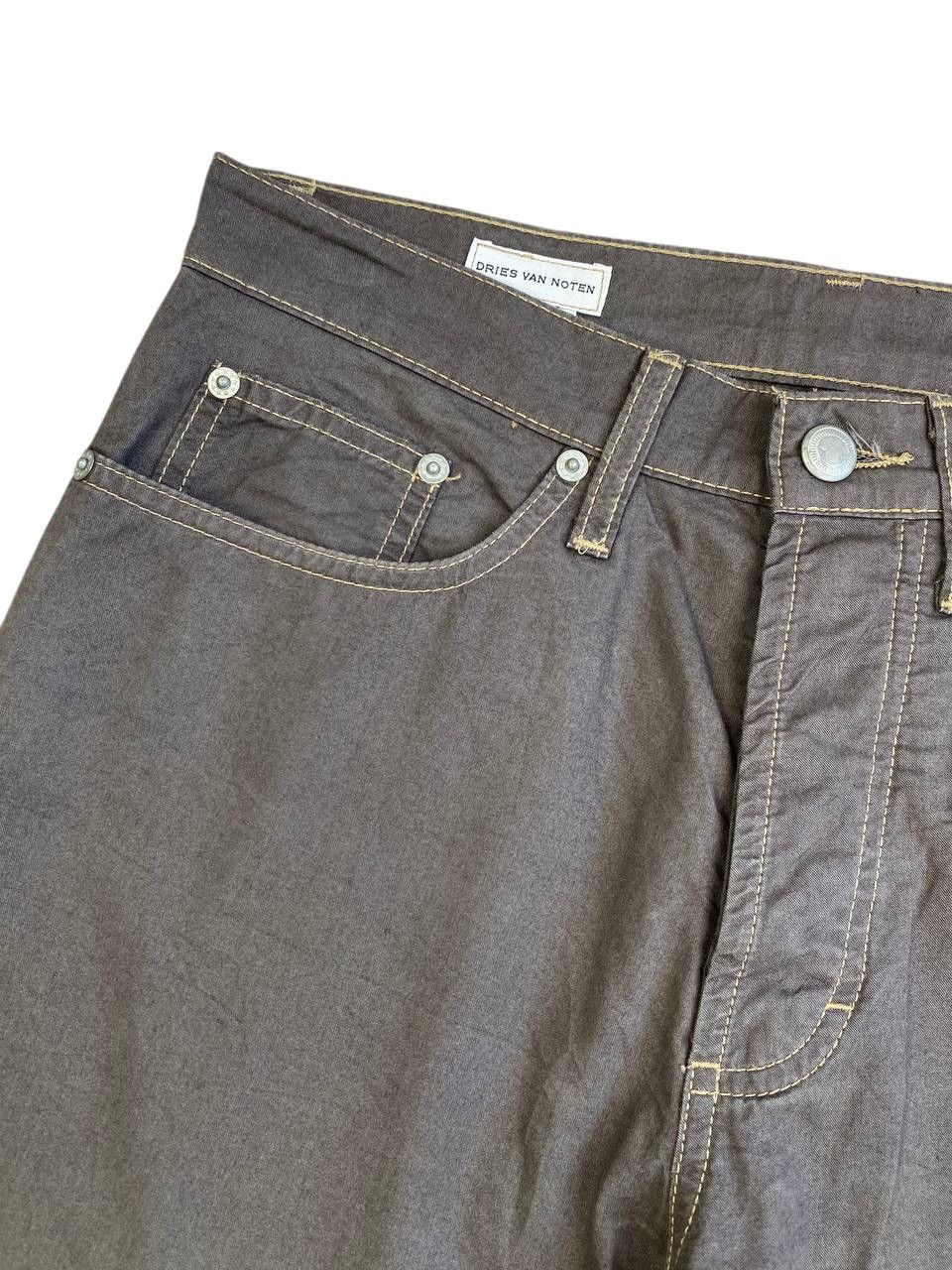 Dries Van Noten Dries Van Norton Regular Fit Cotton Pants Size US 30 / EU 46 - 3 Thumbnail