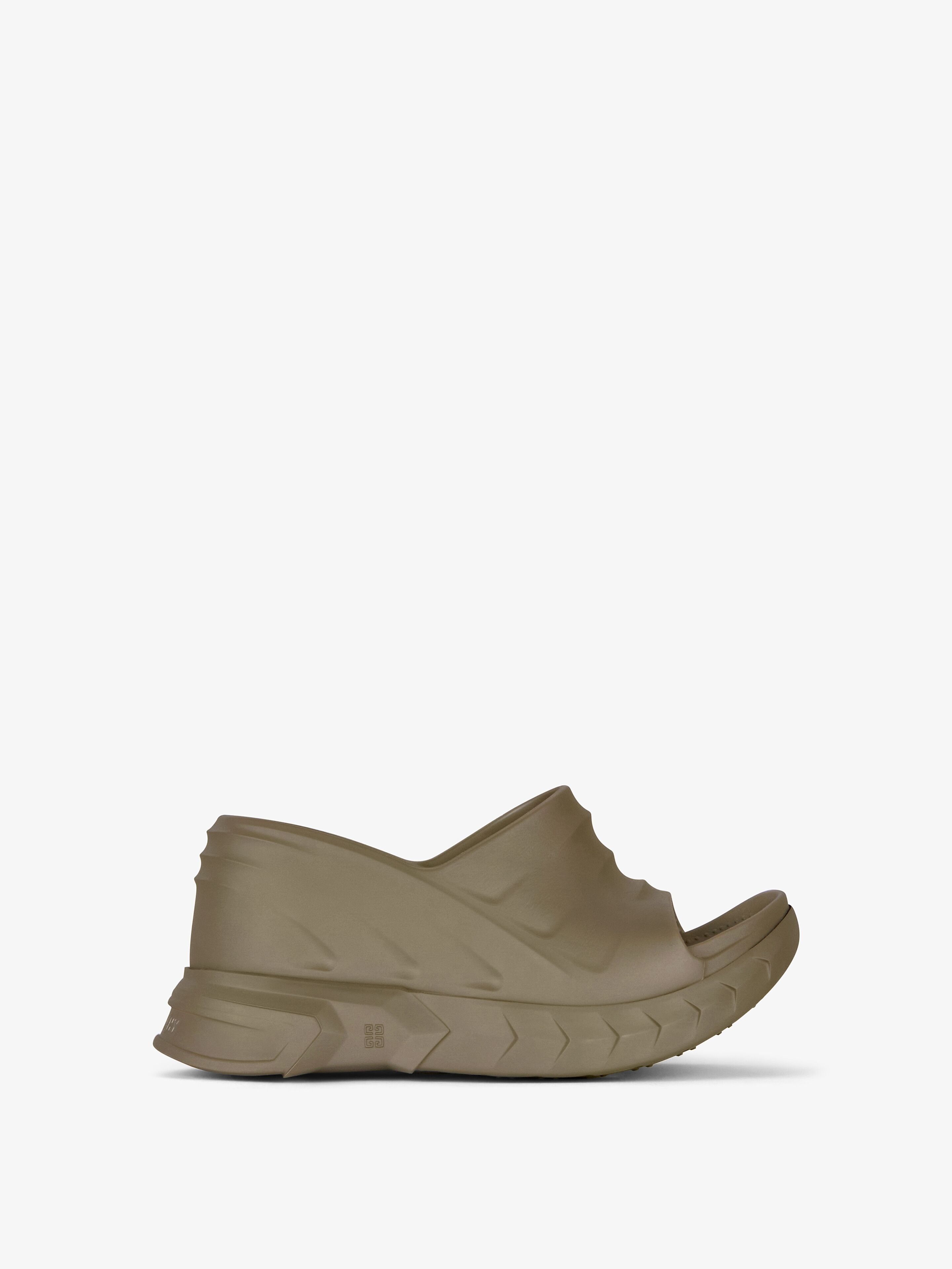 Givenchy oc11z0825 Marshmallow Wedge Sandals In Rubber in Green Size US 9 / IT 39 - 1 Thumbnail