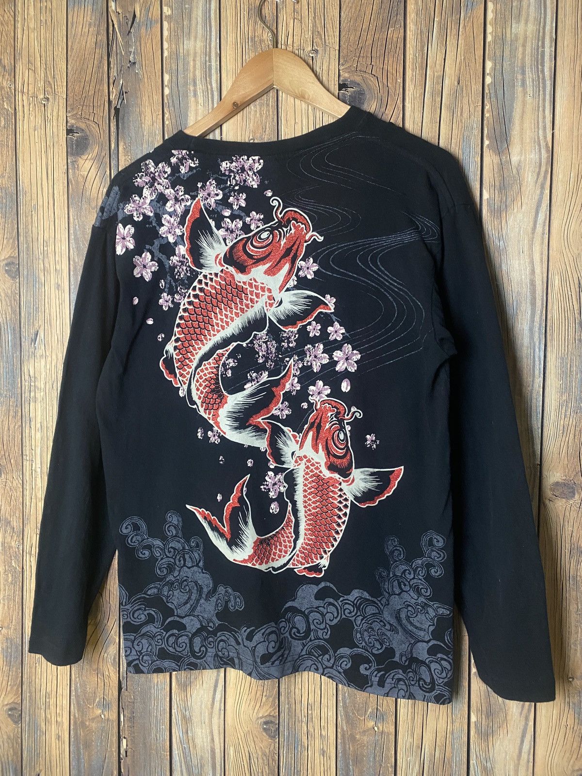 Other Sukajan fish koi long sleeve shirt Size US M / EU 48-50 / 2 - 2 Thumbnail