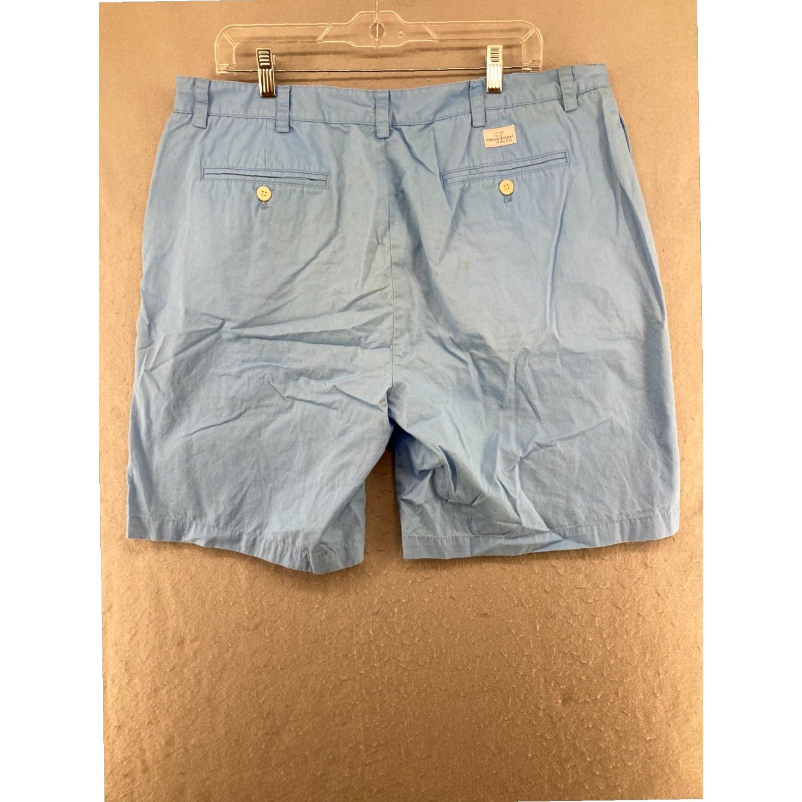 Vineyard Vines Vinyard Vines Mens Chino Shorts Blue 38 Regular Fit Beach Summer Style Cotton Size US 38 / EU 54 - 6 Thumbnail