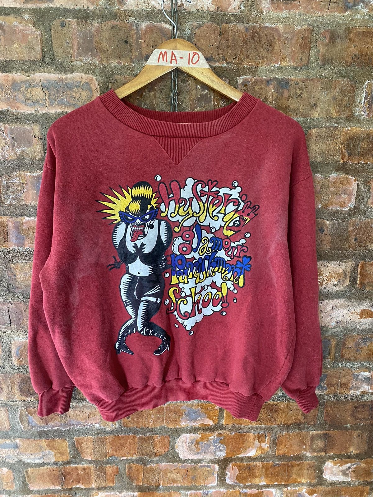 Hysteric Glamour 🔥 1980s Hysteric Punishment school sweayshirt Size US M / EU 48-50 / 2 - 2 Thumbnail