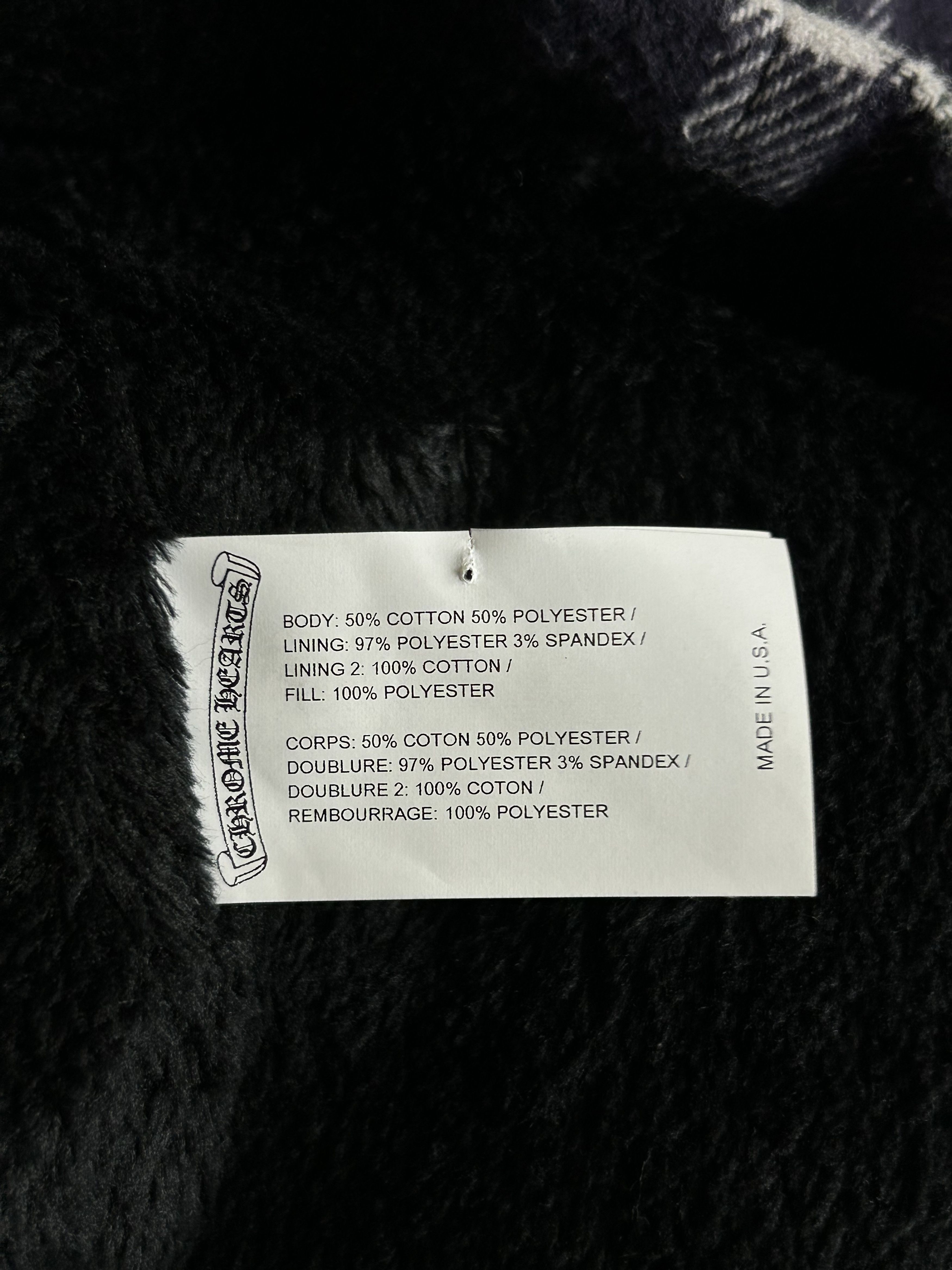 Chrome Hearts Chrome Hearts Navy & Green Plaid Sherpa Jacket Size US M / EU 48-50 / 2 - 4 Thumbnail