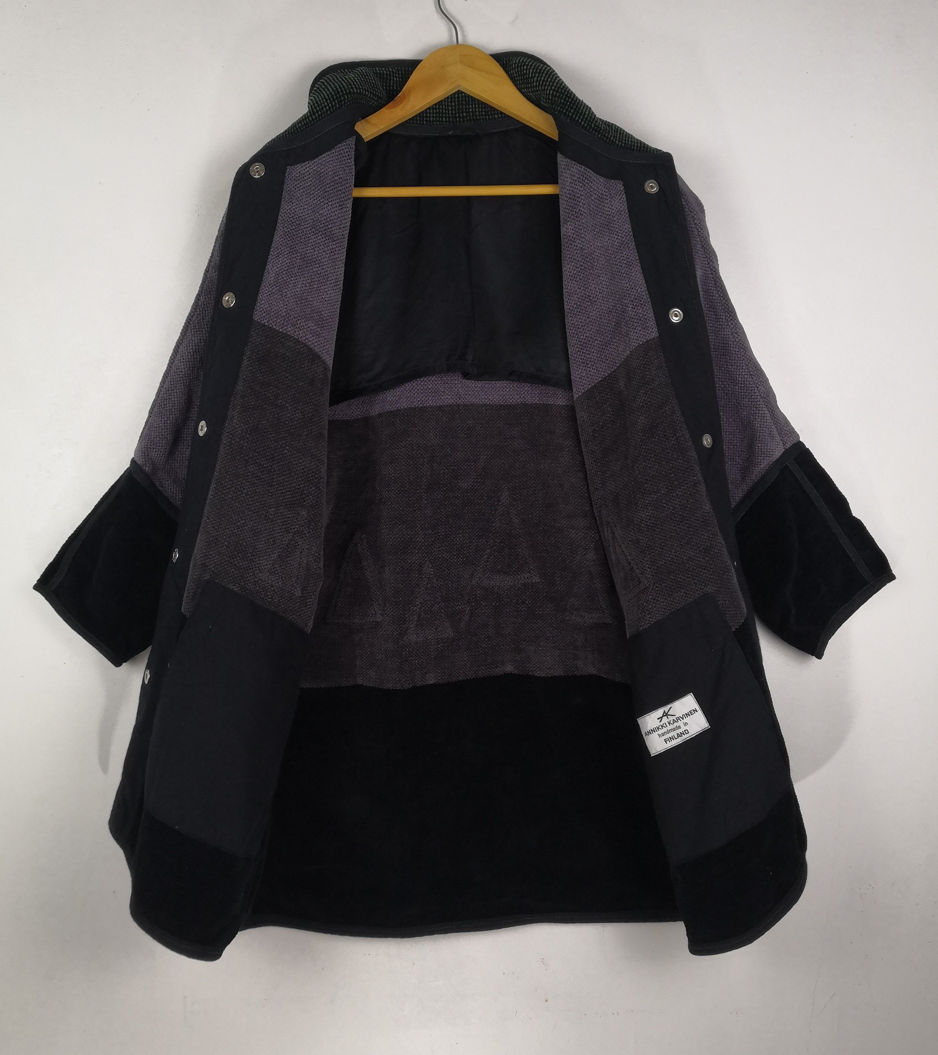 Annikki Karvinen Vintage Annikki Karvinen Jacket Handmade Art Winter Coat Size US L / EU 52-54 / 3 - 2 Thumbnail