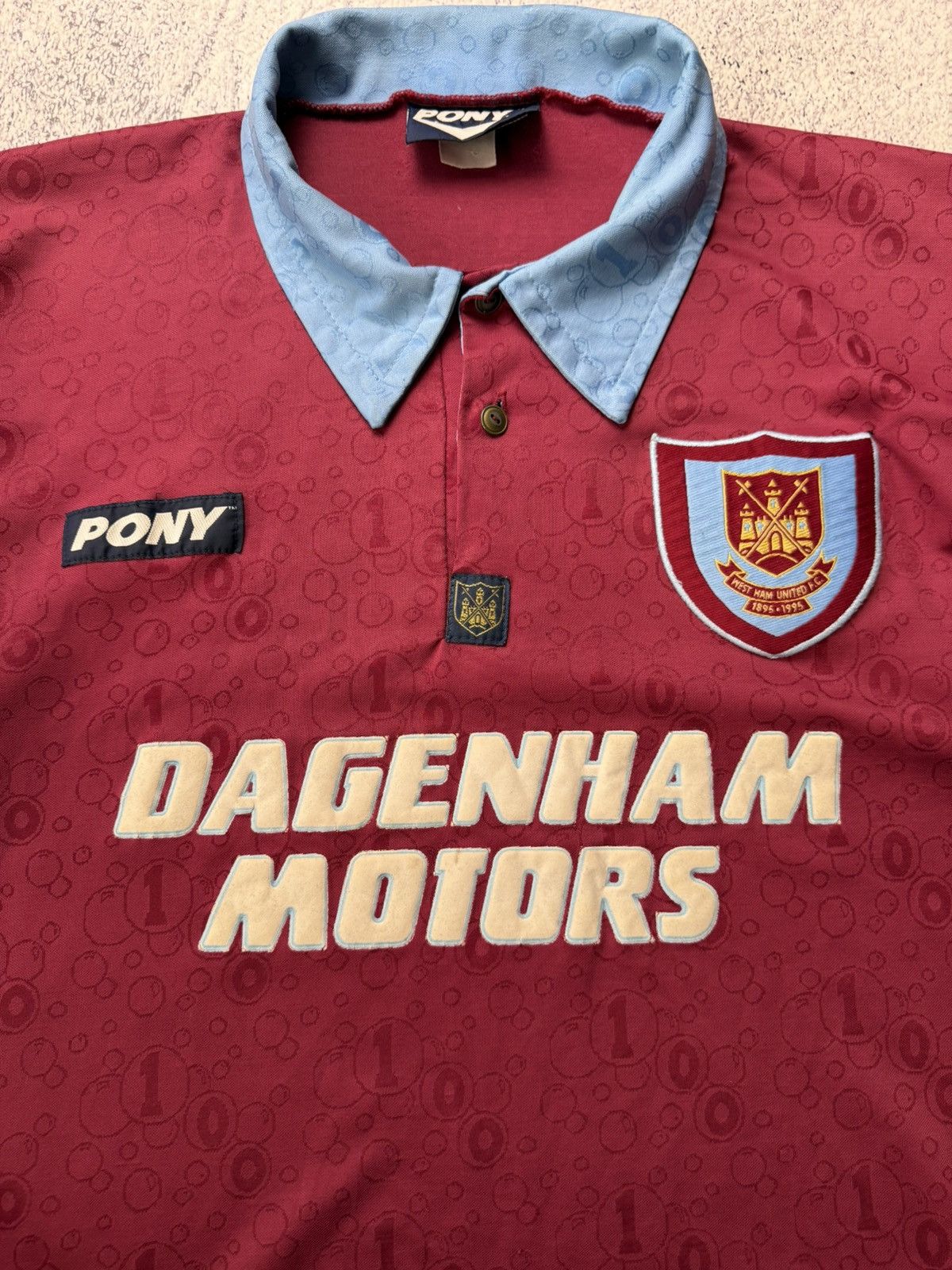 Umbro Vintage Umbro WEST HAM UNITED Centenary Shirt 1995-97 Size US M / EU 48-50 / 2 - 13 Thumbnail