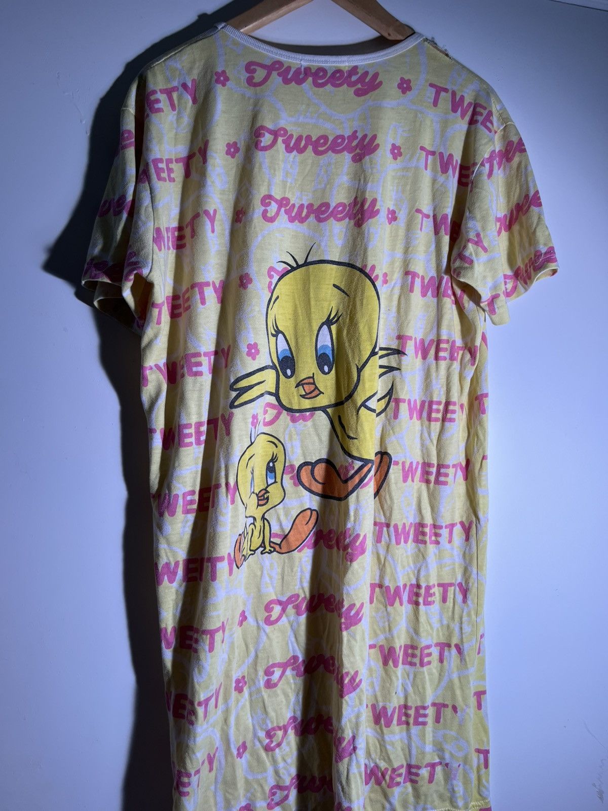 Vintage 90’s 2000’s Y2K VTG Vintage Tweety Bird Looney Tunes Dress T Size ONE SIZE - 2 Thumbnail