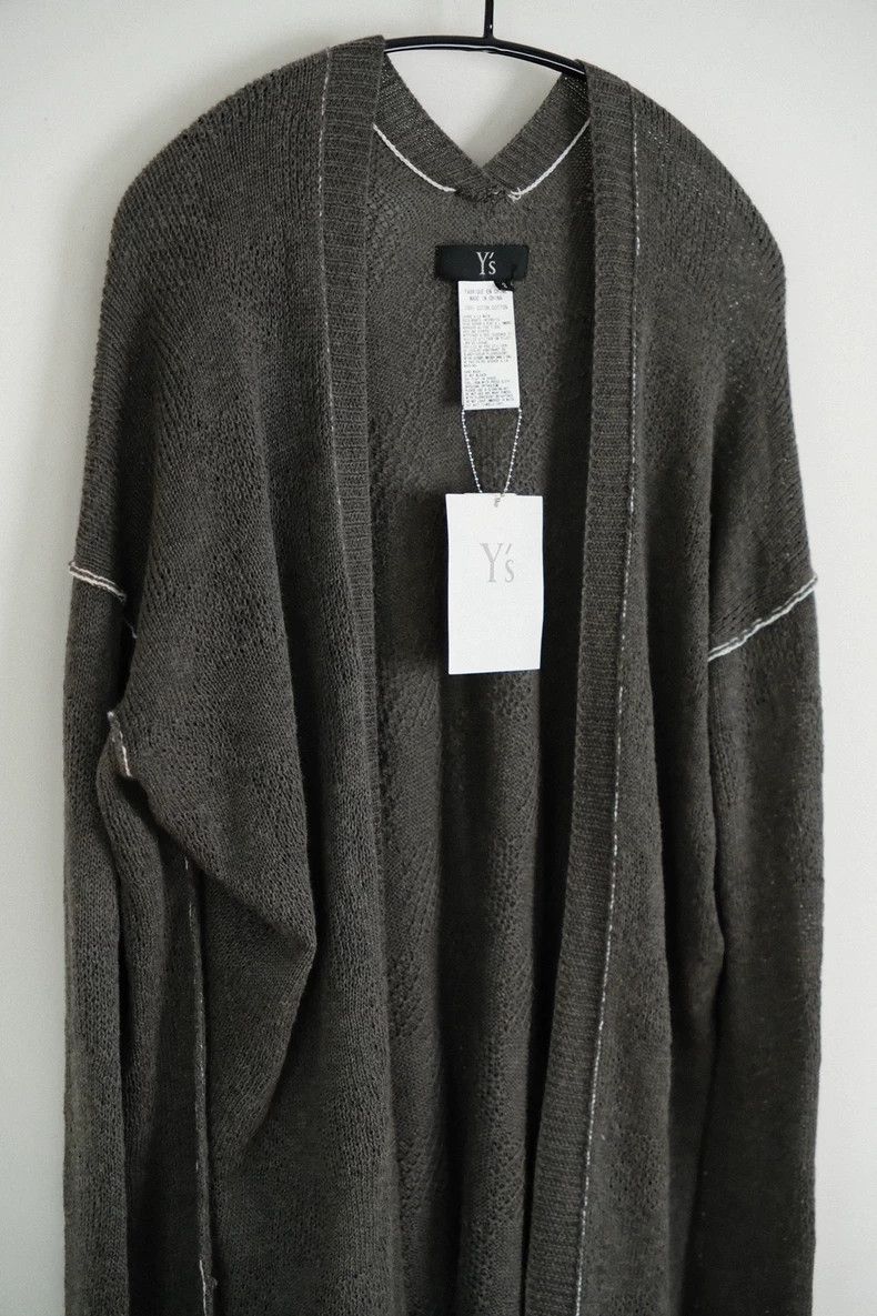Y's Y's 16 SS vintage carbon grey draped cardigan shirt Size M / US 6-8 / IT 42-44 - 3 Thumbnail
