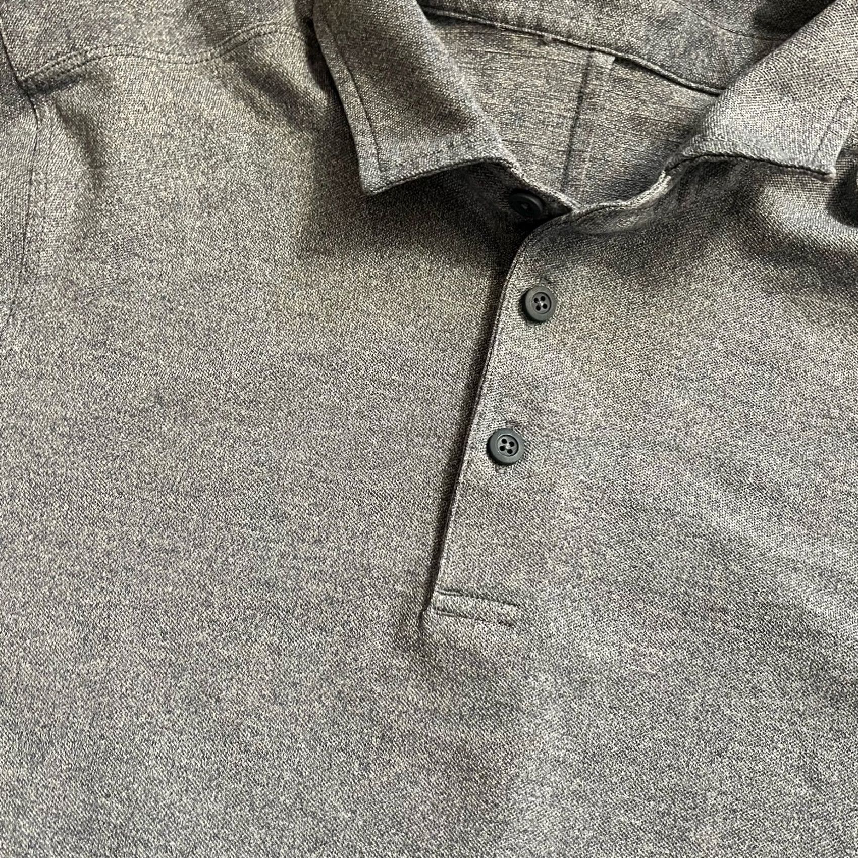 Lululemon Lululemon Polo Shirt Mens Small Gray Short Sleeve Shirt Mens S Gray Polo Size US S / EU 44-46 / 1 - 2 Thumbnail