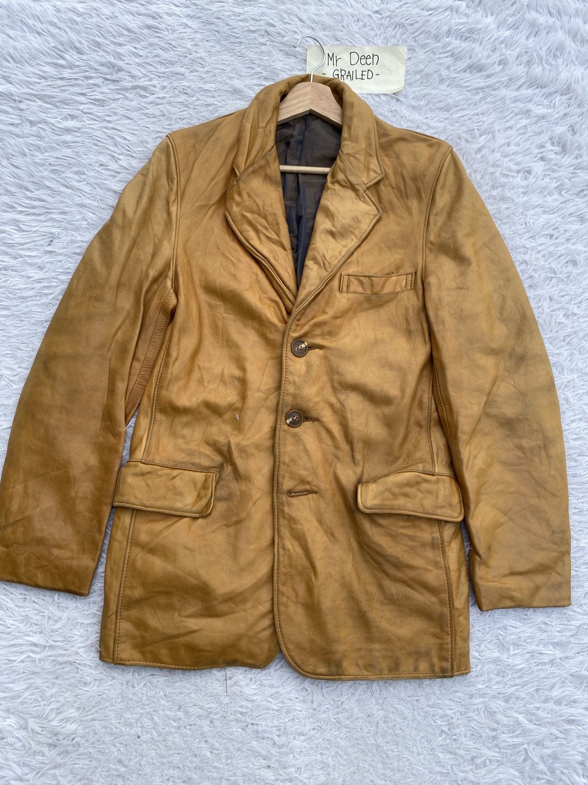 Schott Rare Vintage 90s Schott USA Genuine Leather Tailored Jacket Size M / US 6-8 / IT 42-44 - 4 Thumbnail