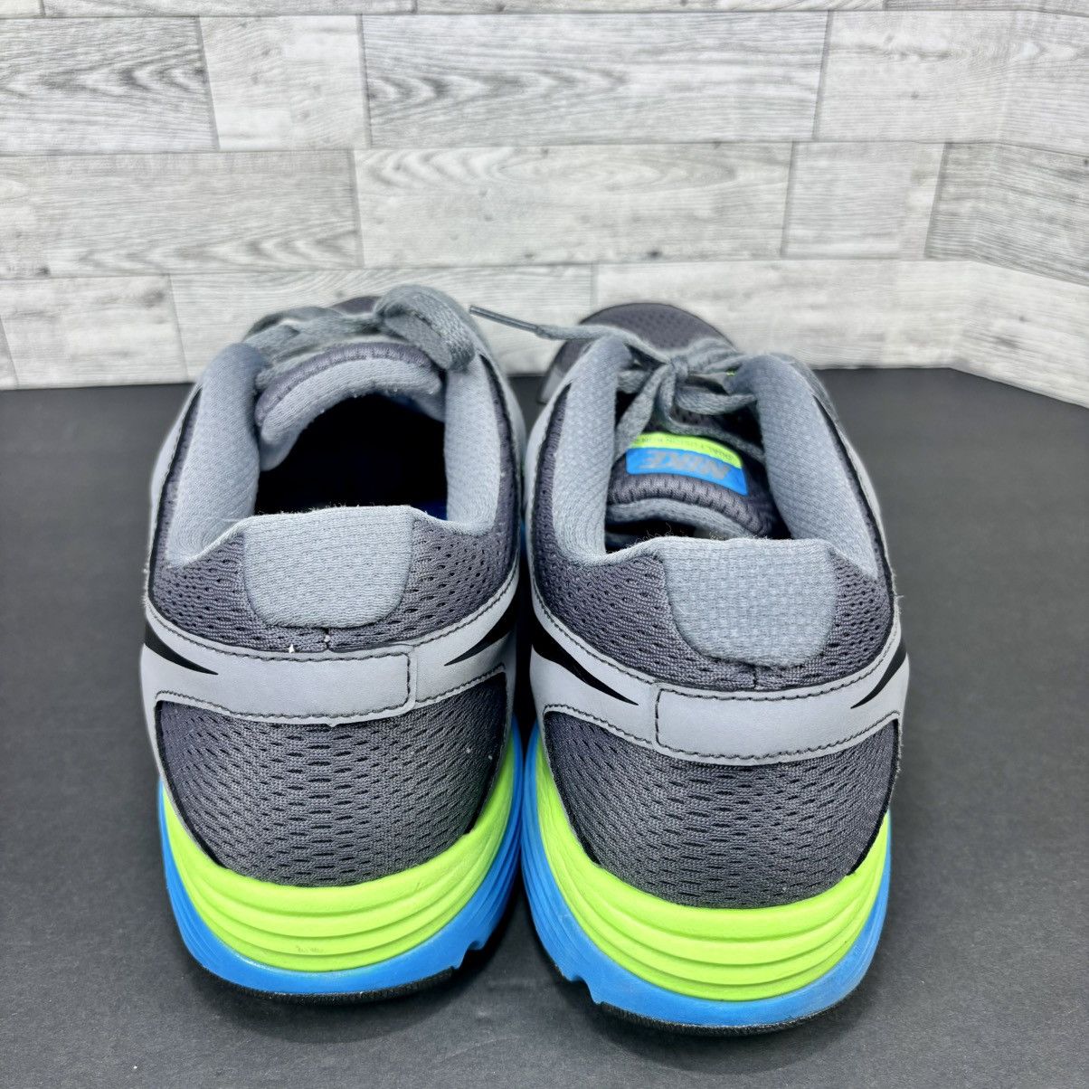 Nike Nike Dual Fusion Run 2 Grey/Lime/Blue Running Shoes Sz 13 Size US 13 / EU 46 - 5 Thumbnail