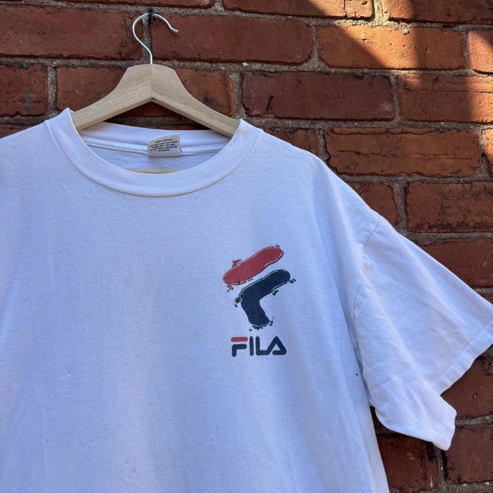 Fila vintage Fila mullet t shirt 90s L Size US L / EU 52-54 / 3 - 2 Thumbnail