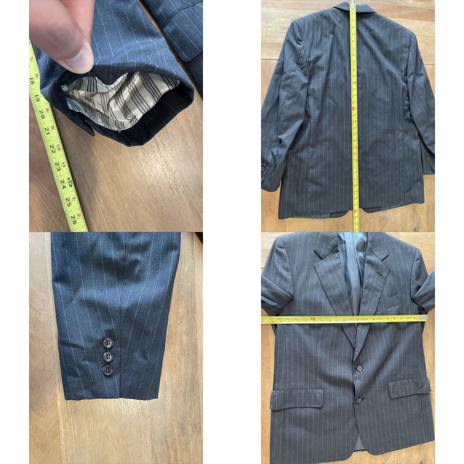 Brooks Brothers VINTAGE Brooks Brothers Makers Brooksease Blazer Jacket 100% Wool Blue Size 41 USA Classic Size 42R - 8 Thumbnail