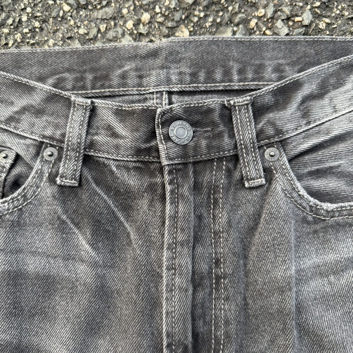 GU VINTAGE GU BLACK DENIM JEAN PANTS Size US 33 - 7 Thumbnail