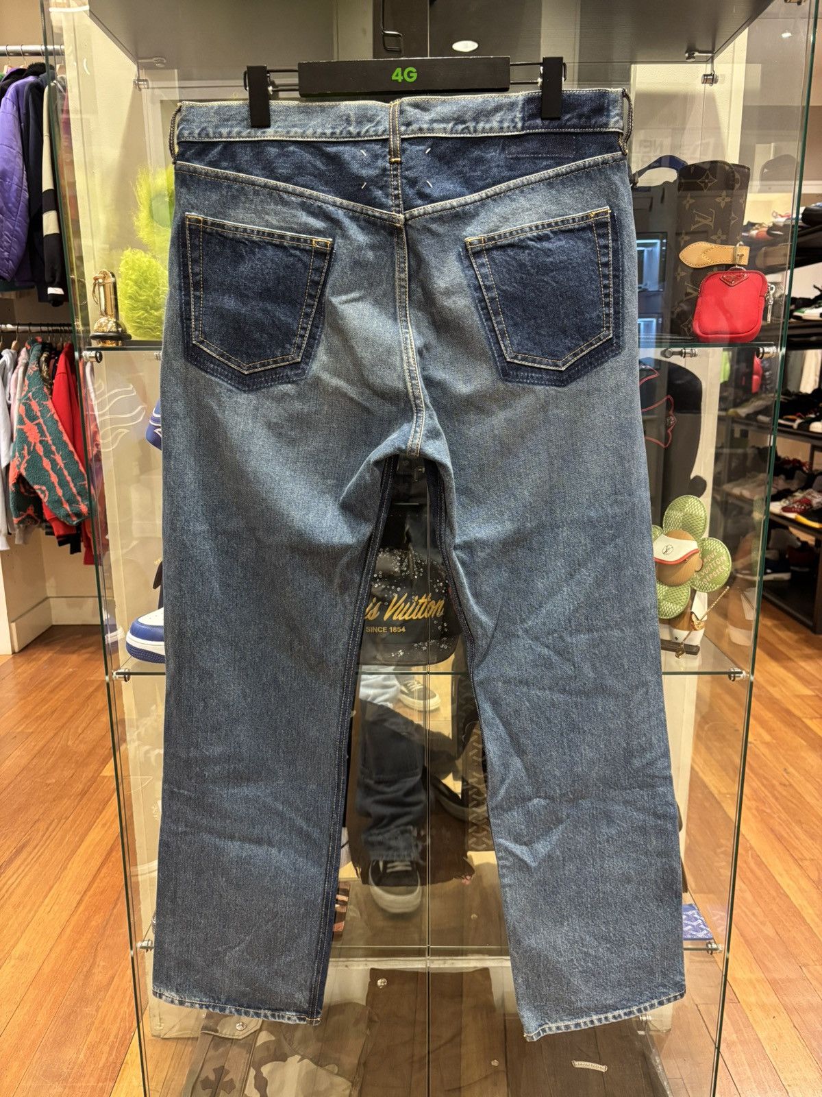 Maison Margiela Maison Margiela Light and Dark Wash Jeans Size US 38 / EU 54 - 2 Thumbnail