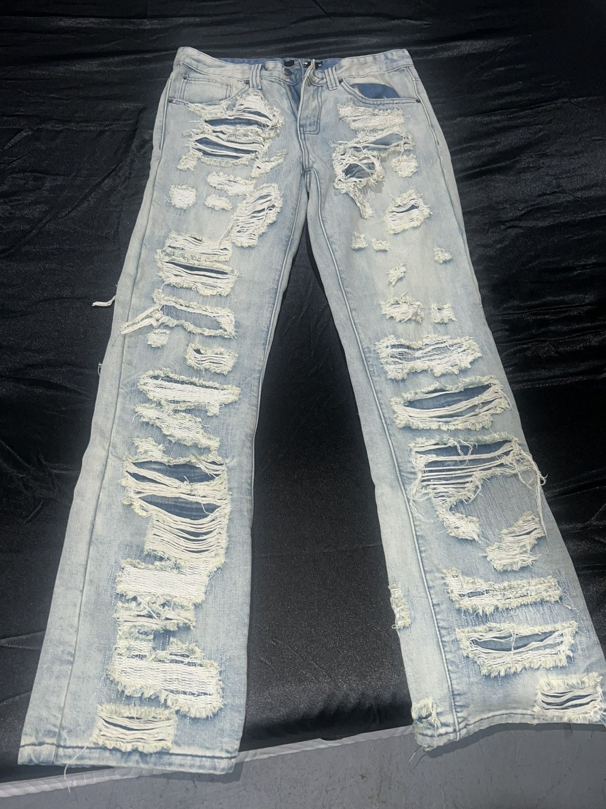 Light Blue Jaded London Avalanche Jeans