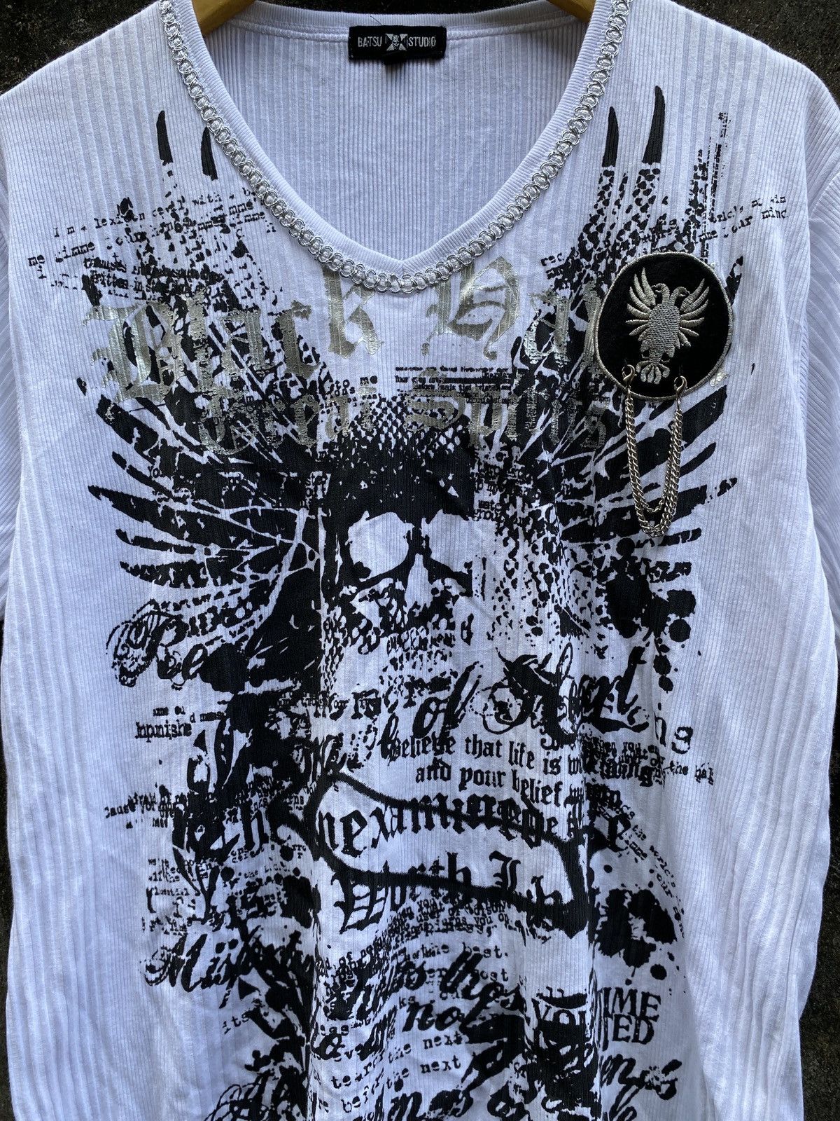 Le Grande Bleu (L.G.B.) Batsu Studio Seditionaries Skull Grunge Punk vkei tee Size US L / EU 52-54 / 3 - 3 Thumbnail