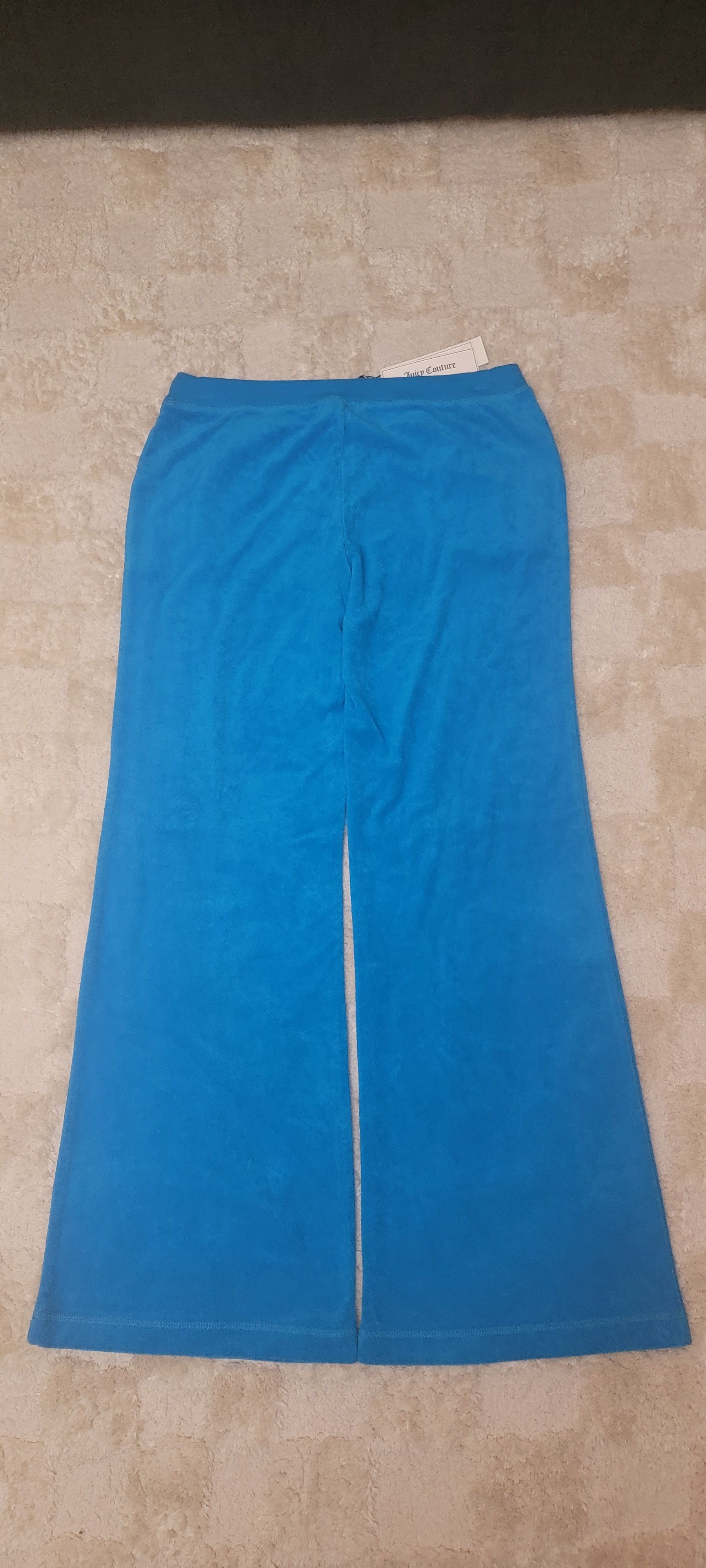 Juicy Couture Tonal Towel Terry Track Pants Size 27" / US 4 / IT 40 - 3 Thumbnail