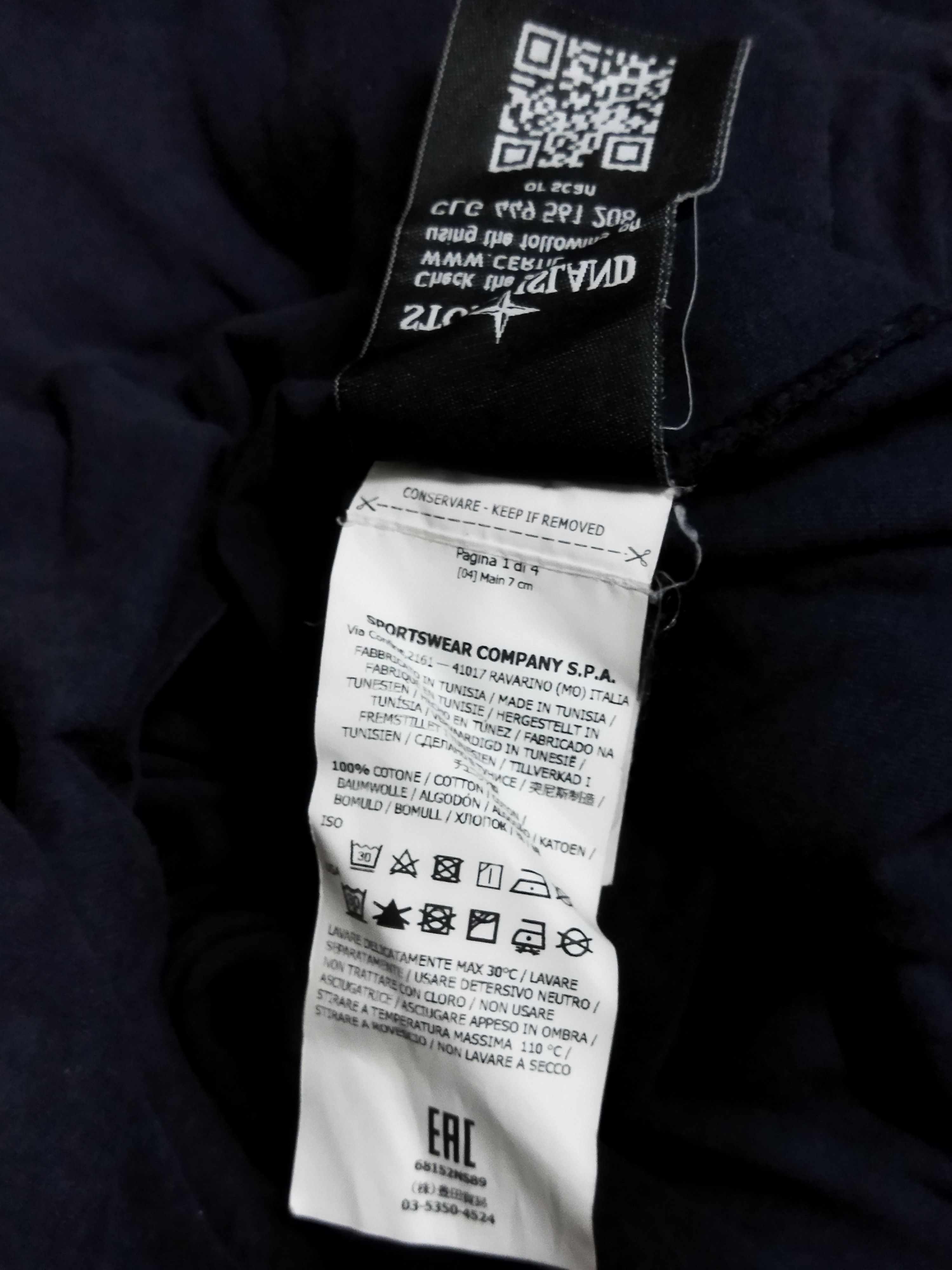 Stone Island Stone Island Tee Size US XL / EU 56 / 4 - 6 Thumbnail