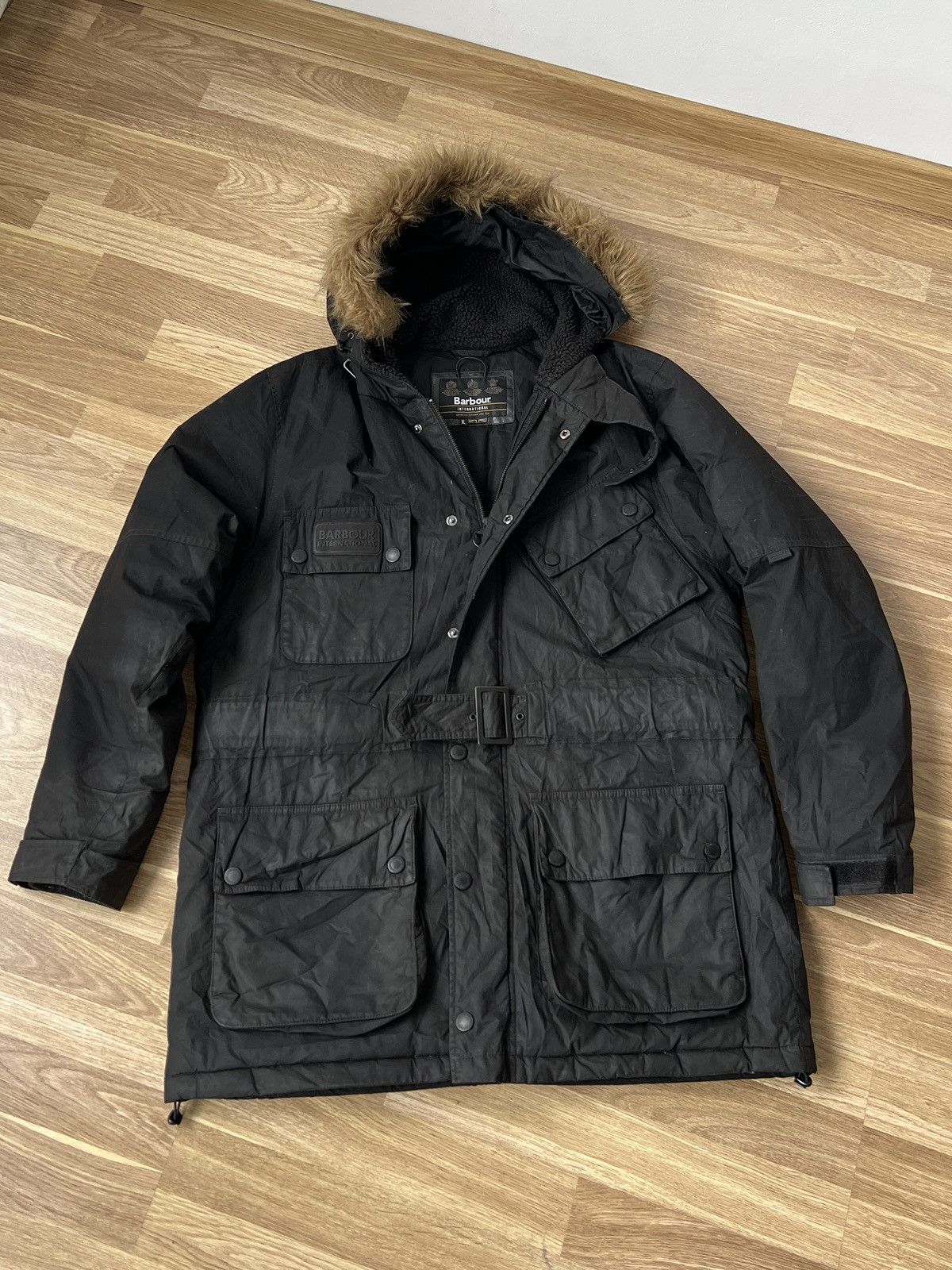Barbour Barbour International Hailwood Down Jacket Wax England XL Size US XL / EU 56 / 4 - 1 Thumbnail