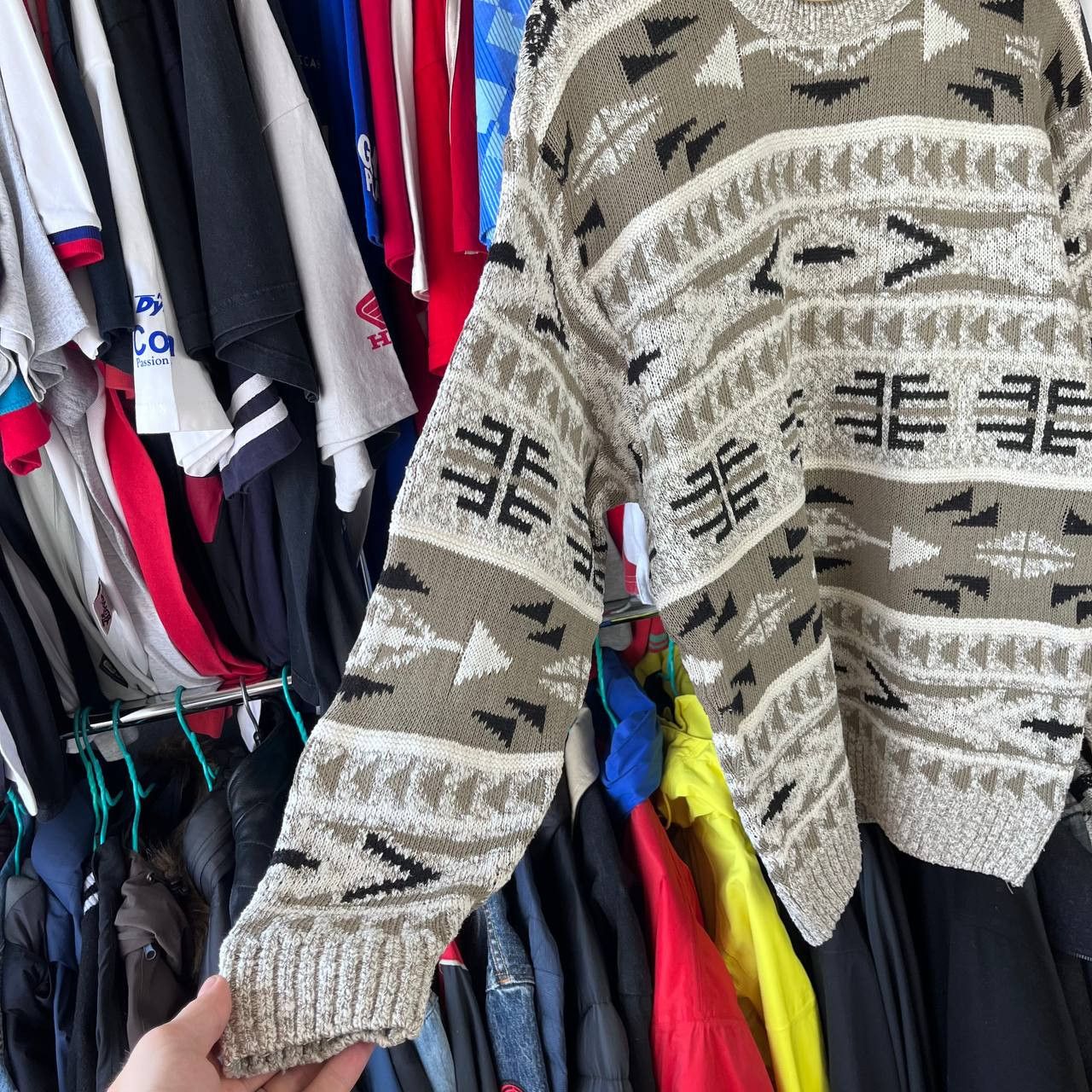 Tundra Canada Vintage 90s Tundra Canada Wool Knit Sweater Pullover Size US L / EU 52-54 / 3 - 3 Thumbnail