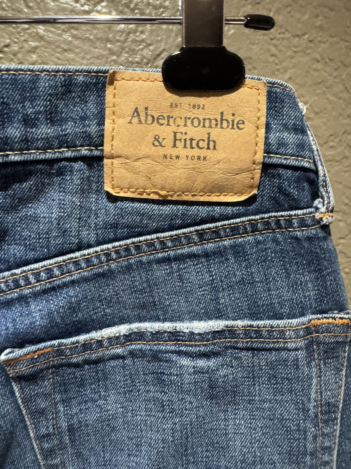 Abercrombie & Fitch Vintage 2000s Abercrombie and Fitch Blue Faded Denim Size US 30 / EU 46 - 14 Thumbnail