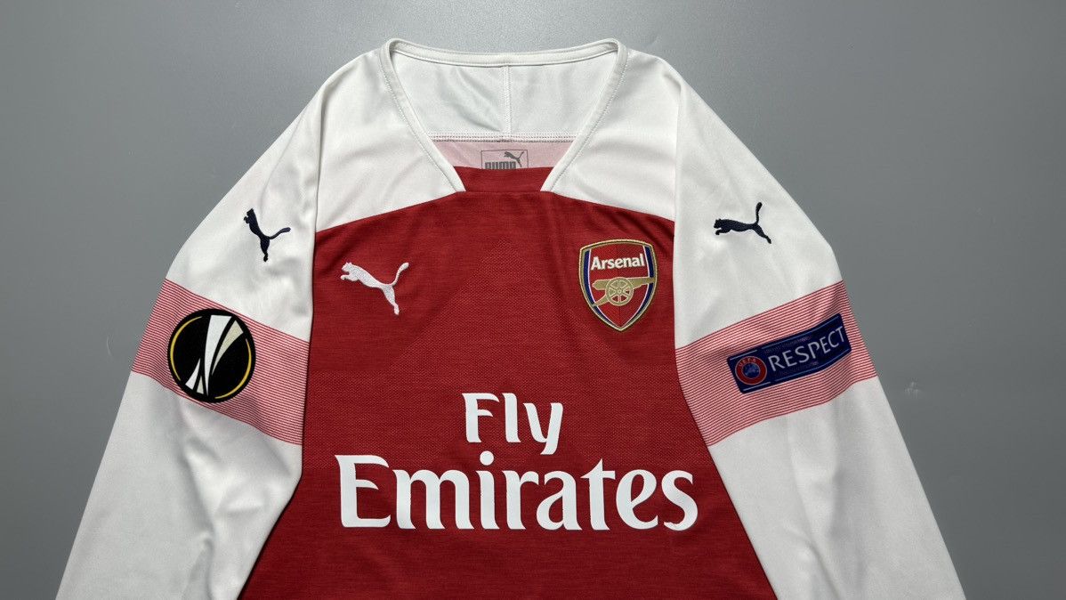 Puma ARSENAL PUMA 2018/2019 FOOTBALL SOCCER HOME JERSEY #10 OZIL Size US L / EU 52-54 / 3 - 3 Thumbnail
