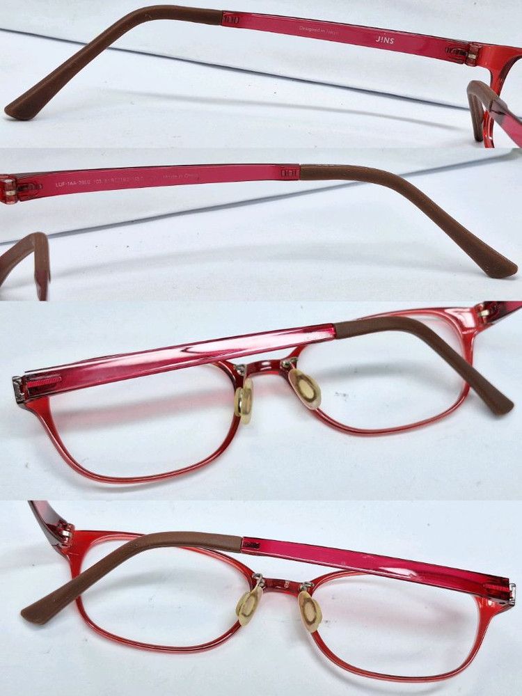 JINS JINS Airframe LUF-16A-385B Ultralight 9g Wine Red Size ONE SIZE - 3 Thumbnail