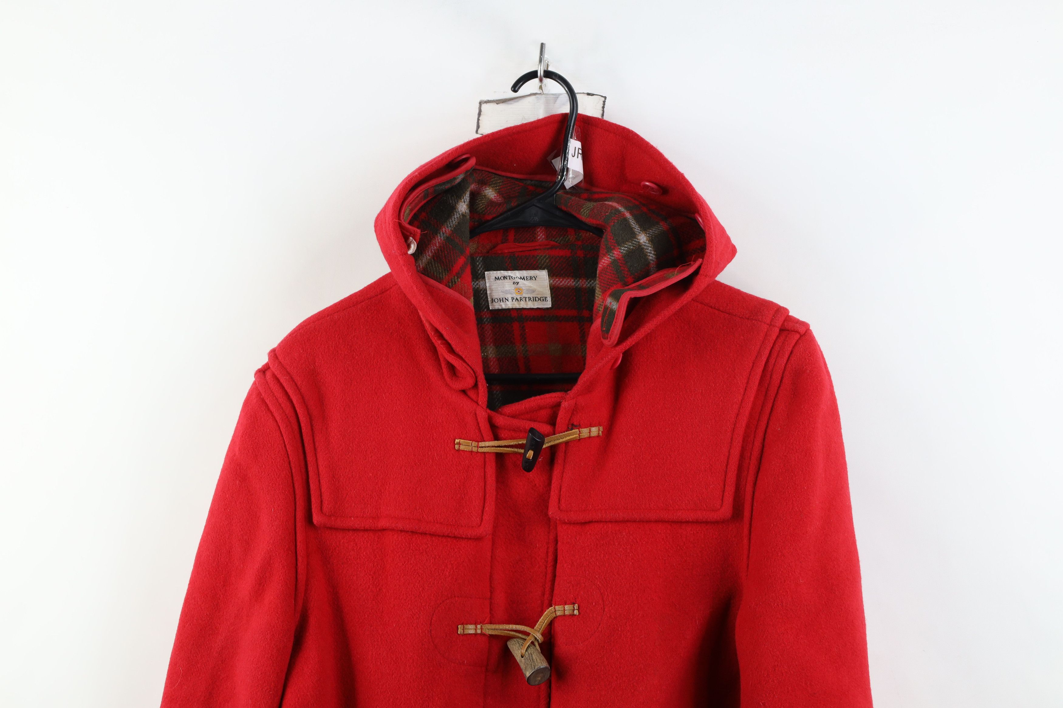 Vintage John Partridge Wool Toggle Button Hooded Jacket