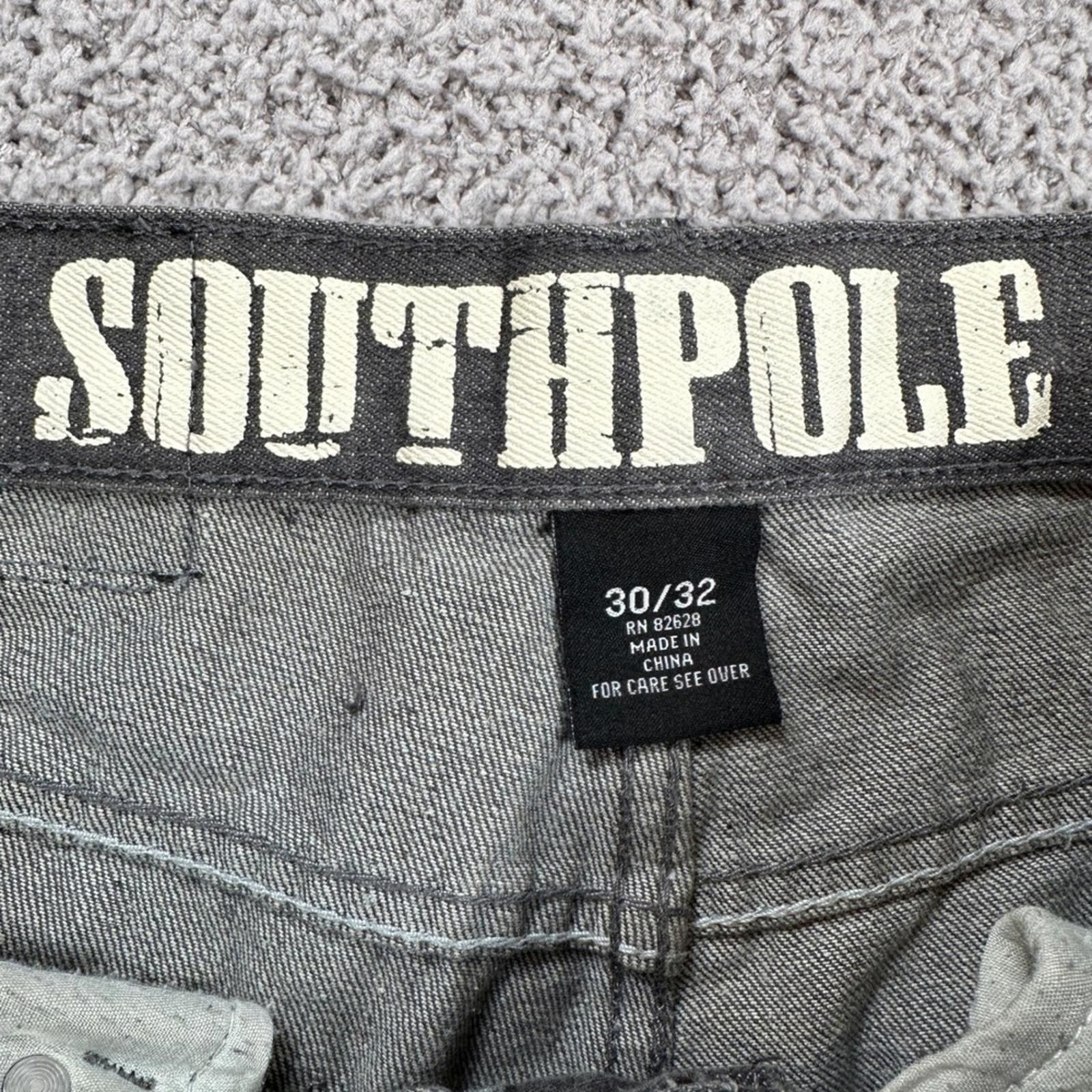 Southpole Y2K Southpole Mens Jeans 30x32 Grey Wash Straight Leg Denim Size US 30 / EU 46 - 5 Thumbnail
