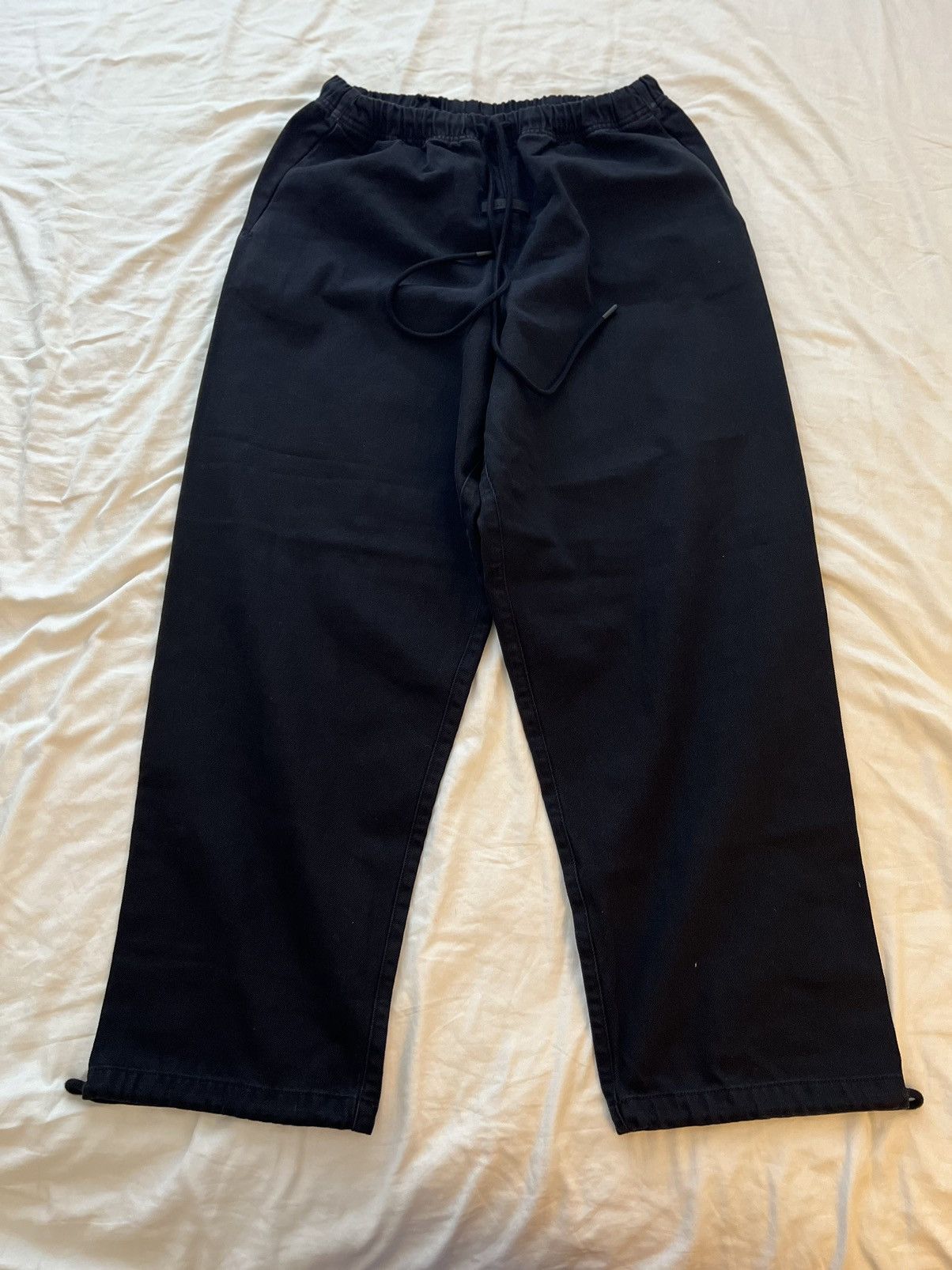 Essentials Fear of God Essentials Denim Lounge Pants Black Medium Size US 32 / EU 48 - 1 Thumbnail