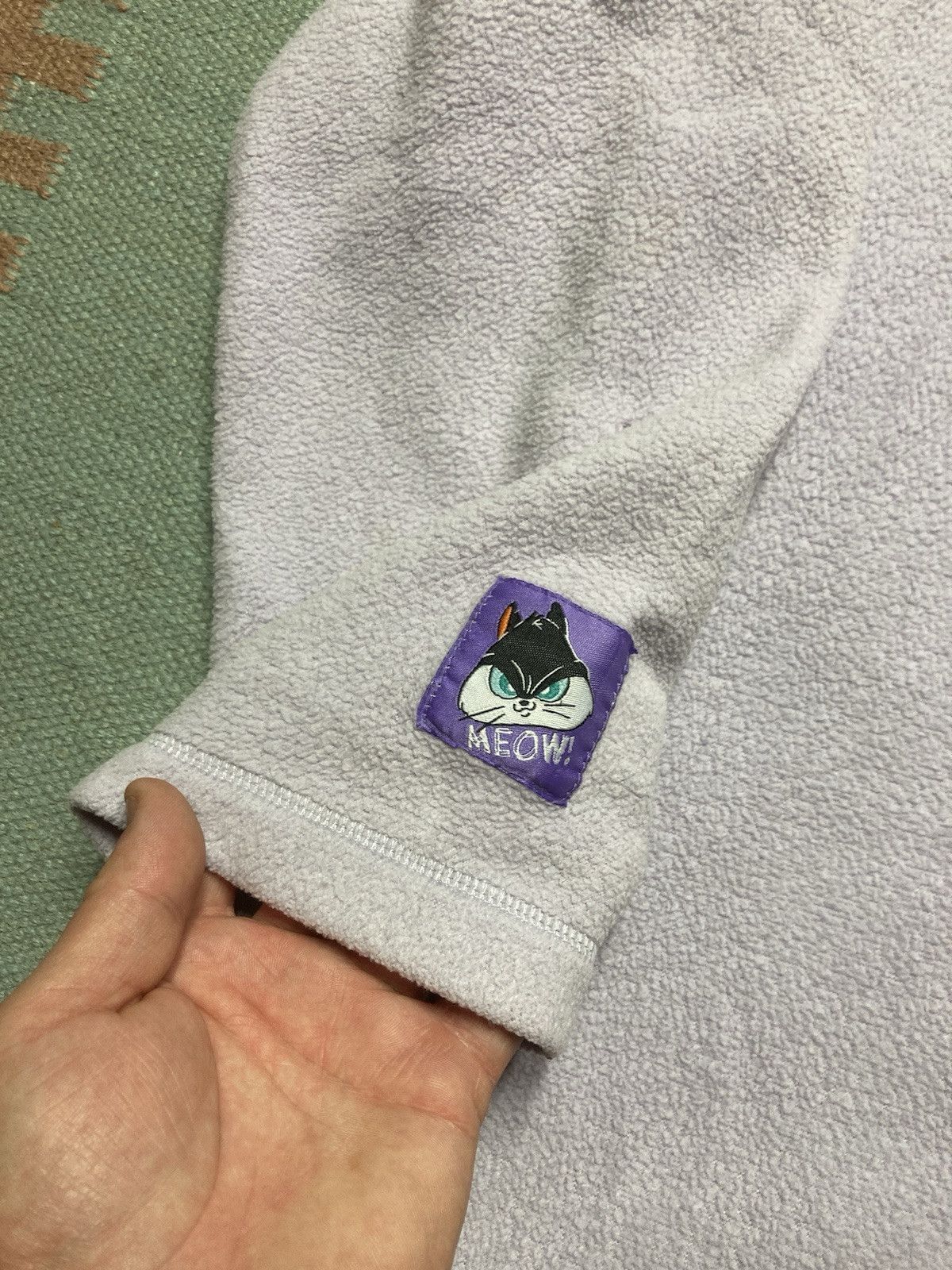 Vintage fleece hoodie Penelope pussycat looney tune bite head off XL Size XL / US 12-14 / IT 48-50 - 8 Thumbnail