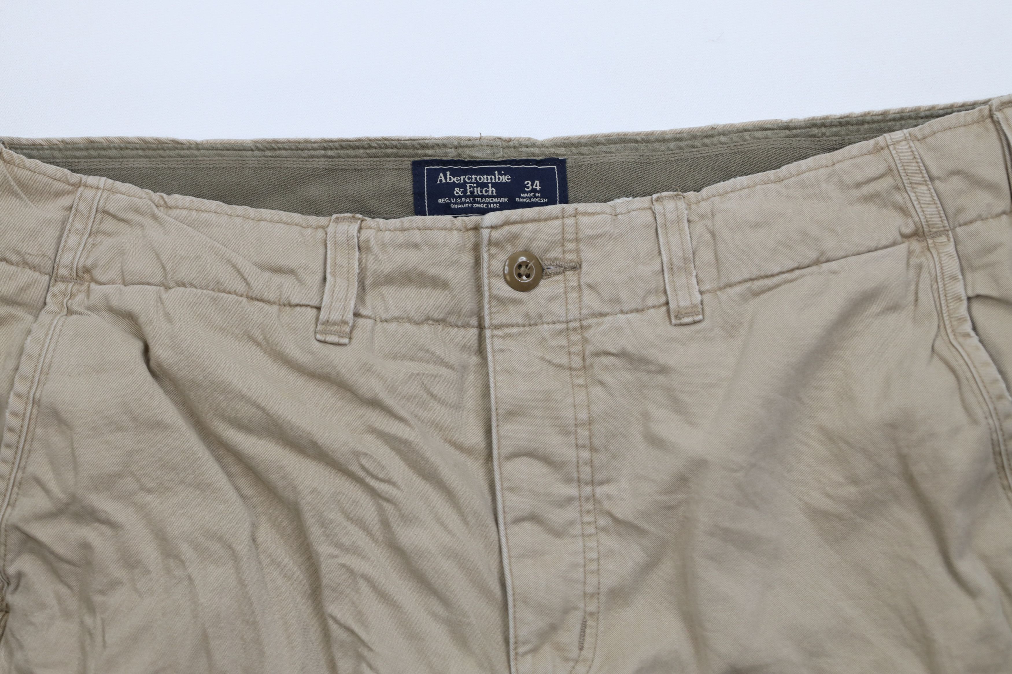 Abercrombie & Fitch Vintage Y2K Abercrombie & Fitch Heavyweight Cargo Shorts Size US 34 / EU 50 - 2 Thumbnail