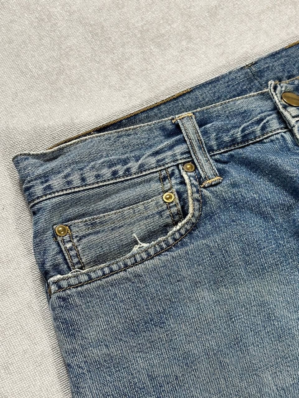 Carhartt Wip Vintage Carhartt Klondike Cut Of Denim Shorts Size US 33 - 4 Thumbnail