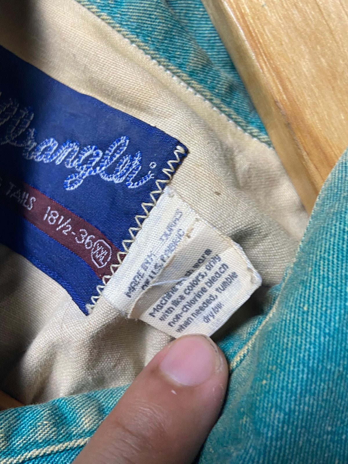Japanese Brand × Vintage × Wrangler Vintage WRANGLER Cotton Button Up Shirts (130) Size US XXL / EU 58 / 5 - 8 Thumbnail