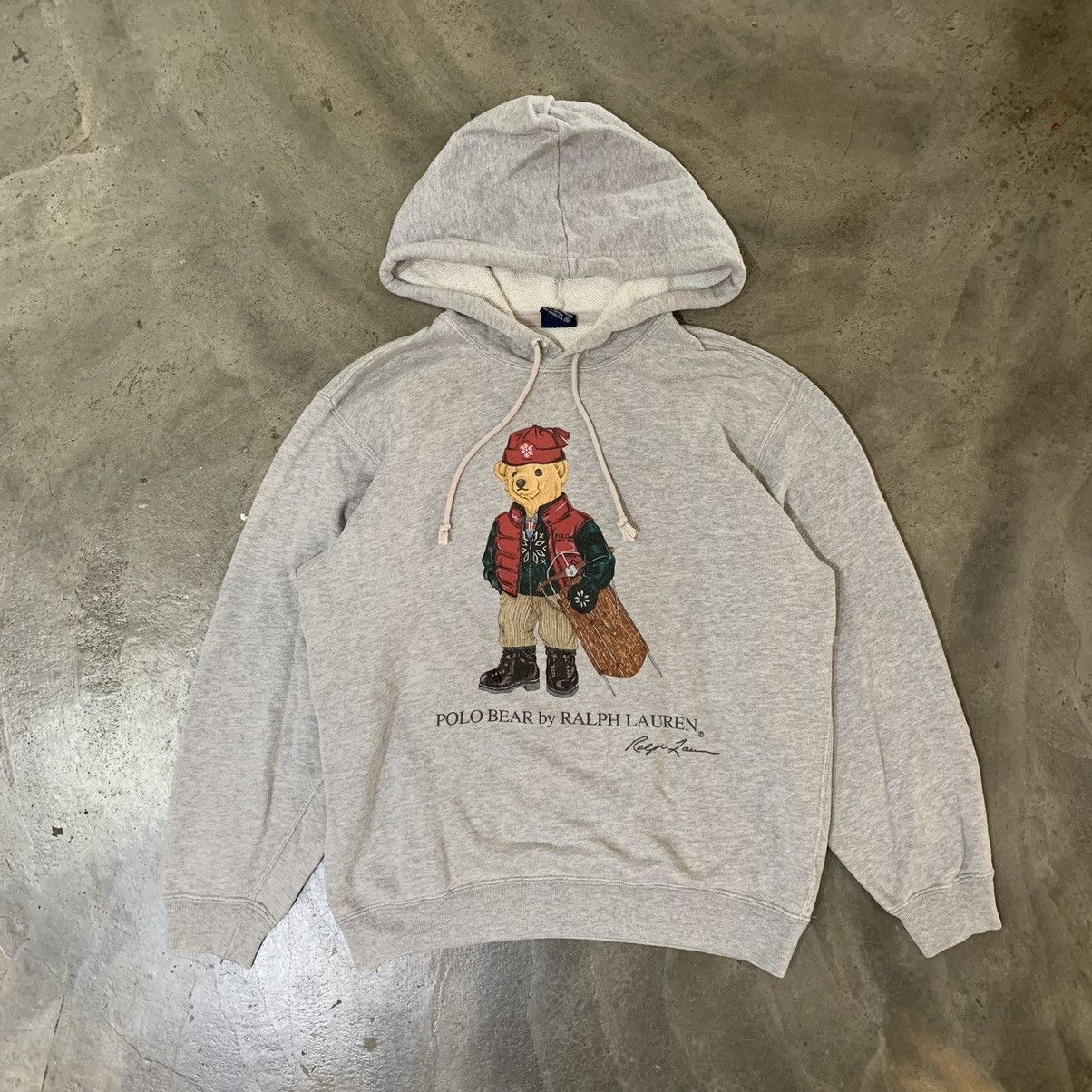 VINTAGE POLO BEAR HOODIE