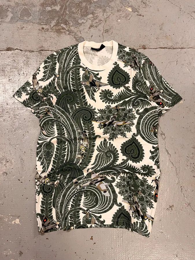 Givenchy SS2013 Givenchy Planes War Green T-Shirt by Riccardo Tisci Size US S / EU 44-46 / 1 - 5 Thumbnail