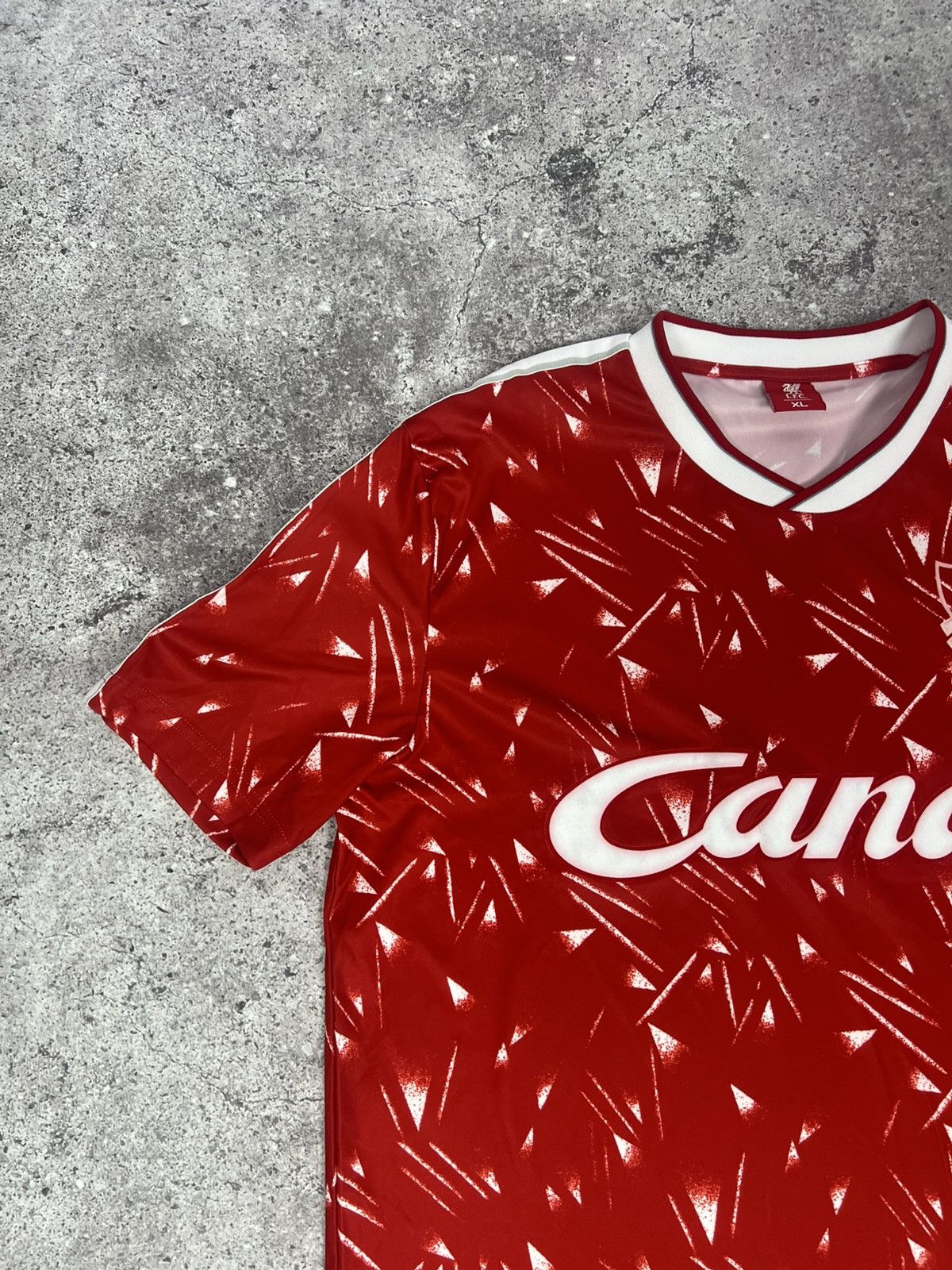 Vintage Liverpool Candy Football Shirt Soccer Jersey Size US XL / EU 56 / 4 - 4 Thumbnail